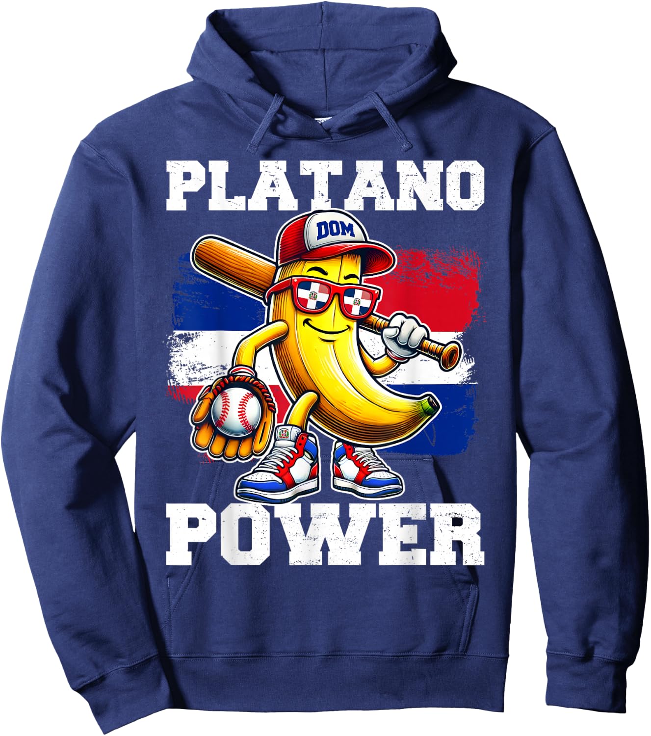 Dominican Republic Platano Power Flag for Boys Kids Toddlers Hoodie - Hoodie | Navy