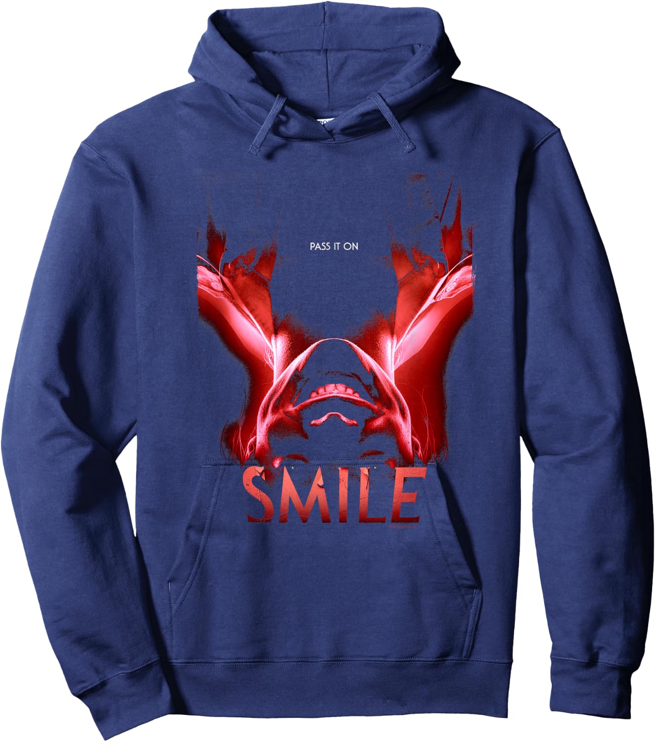 Smile Movie Red Movie Poster Hoodie - Hoodie | Navy