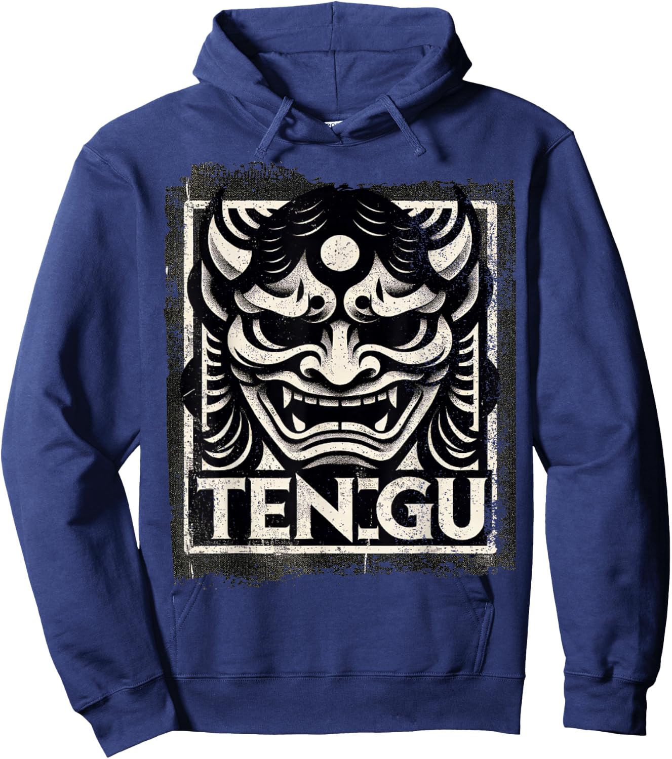 Tengu Vintage Folklore Hoodie - Hoodie | Navy