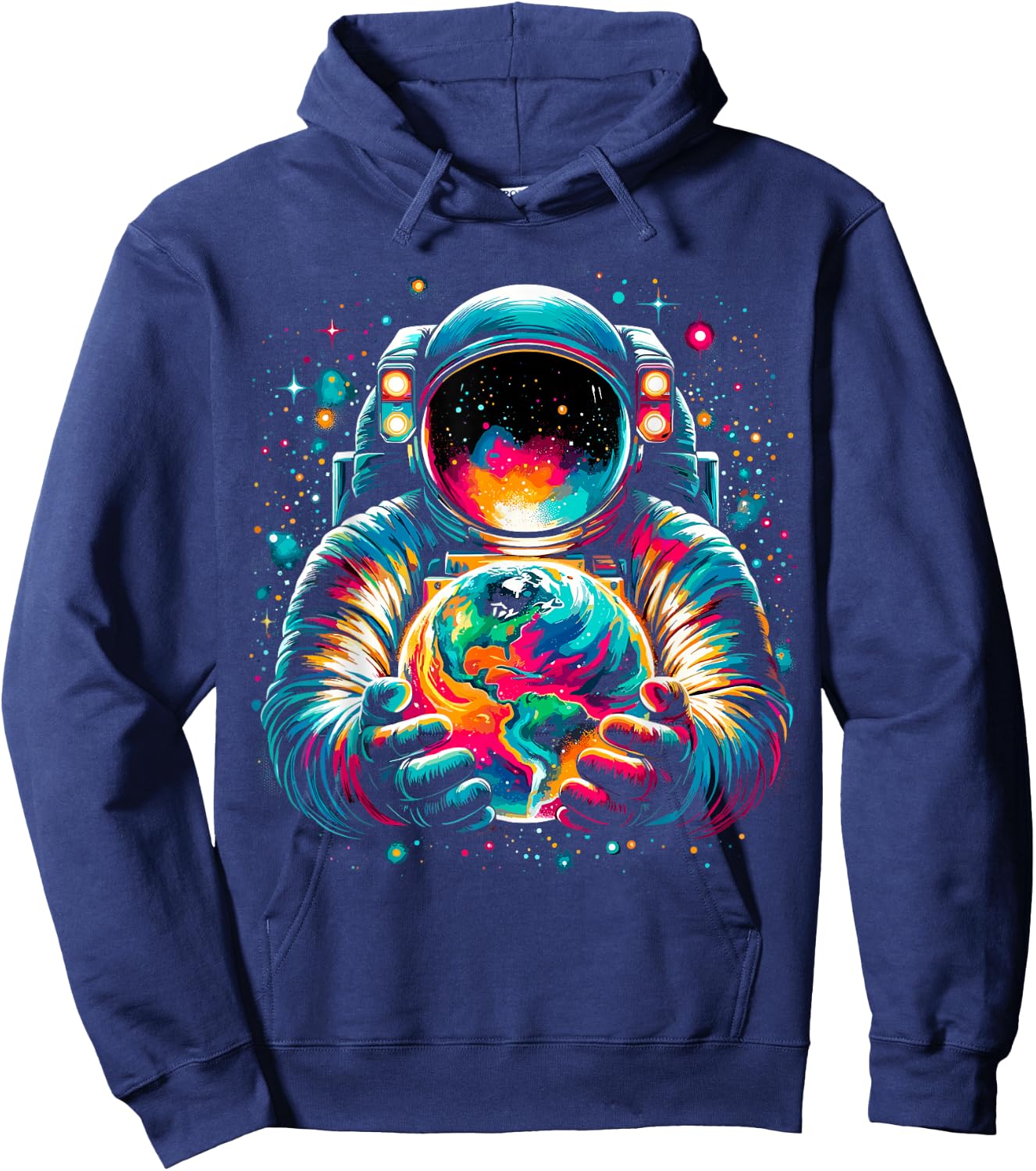 Astronaut Planets Astronaut Space Hoodie - Hoodie | Navy