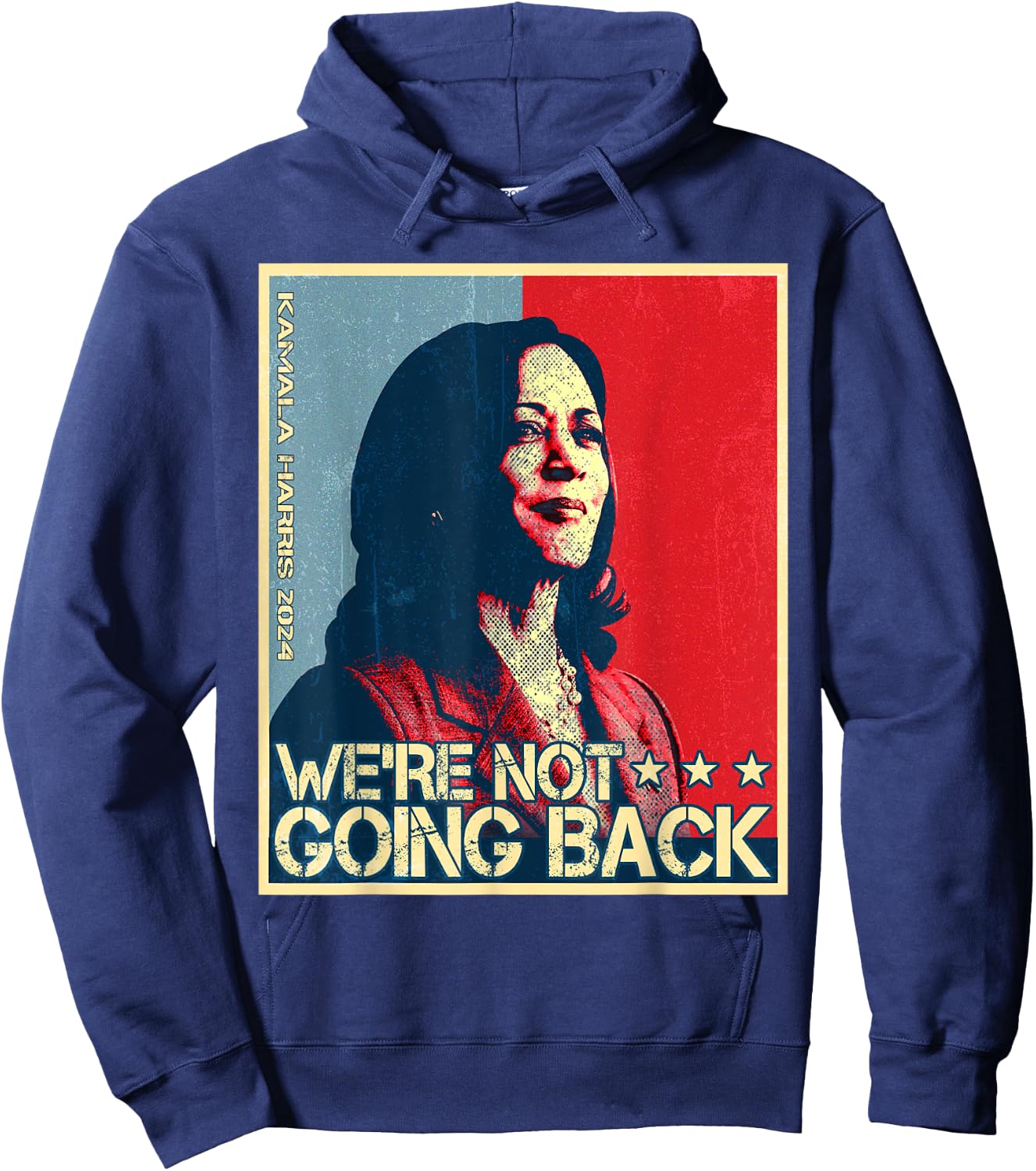 Kamala-Harris 2024 For President Campaign Hoodie - Hoodie | Navy
