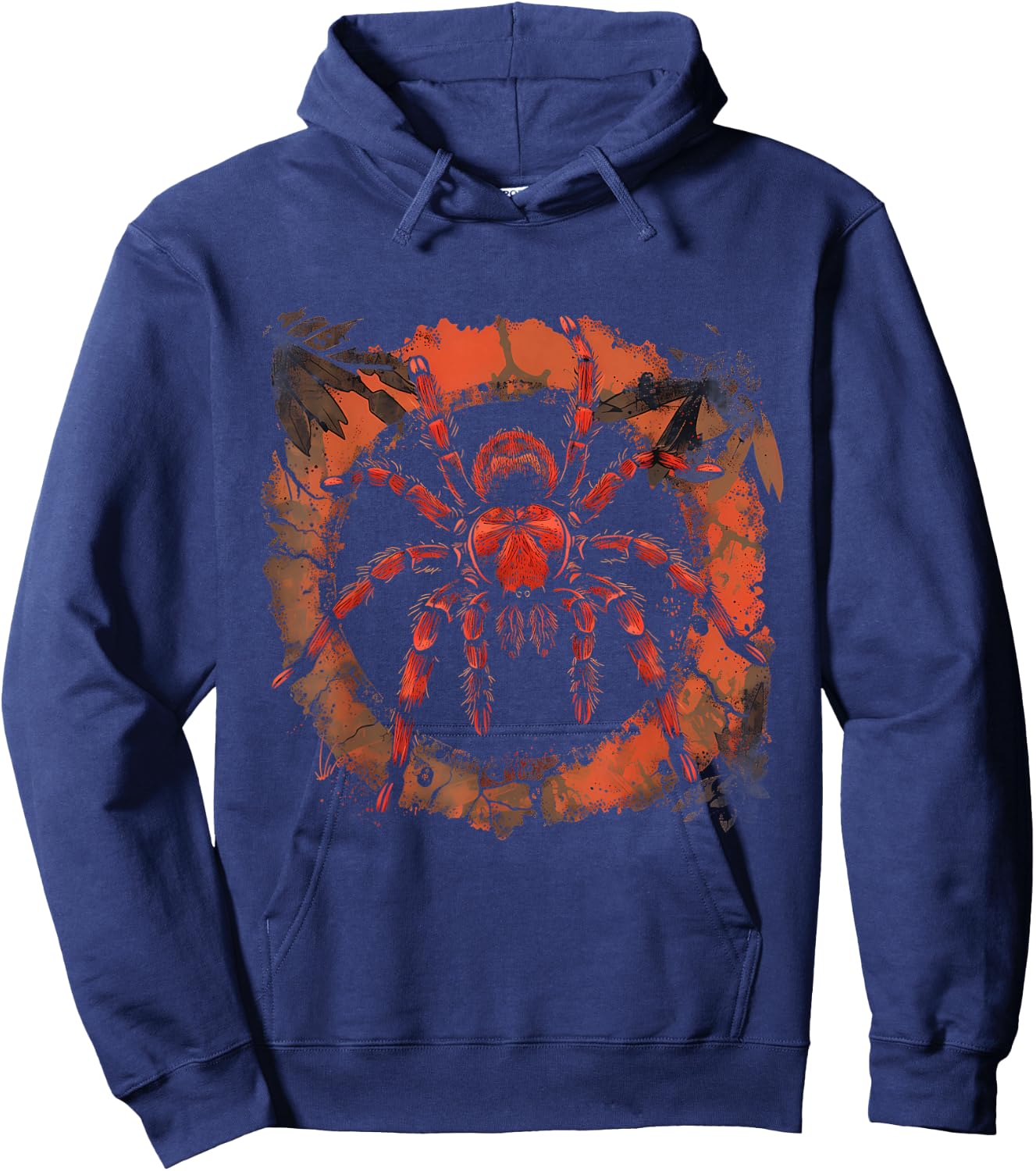 Tarantula Spider Nature Animal Art Wildlife Jungle Motif Hoodie - Hoodie | Navy