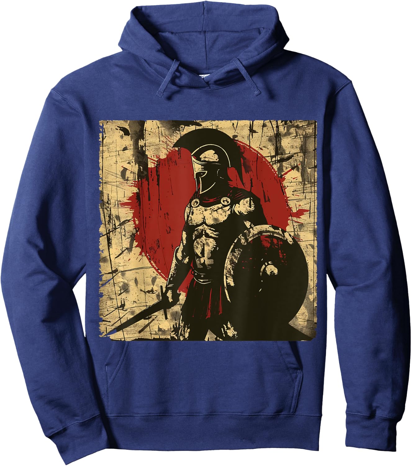 Sparta Spartan Fighter Helmet Greeks Leonidas Sparta Hoodie - Hoodie | Navy