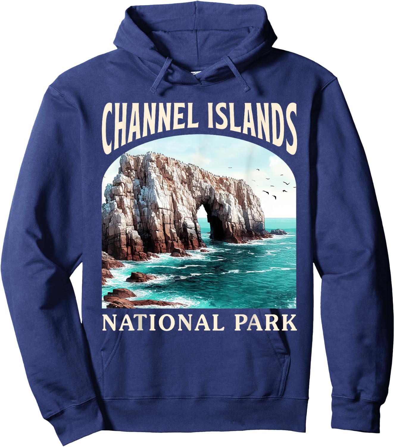 Channel Islands National Park California Nature Exploring Hoodie - Hoodie | Navy
