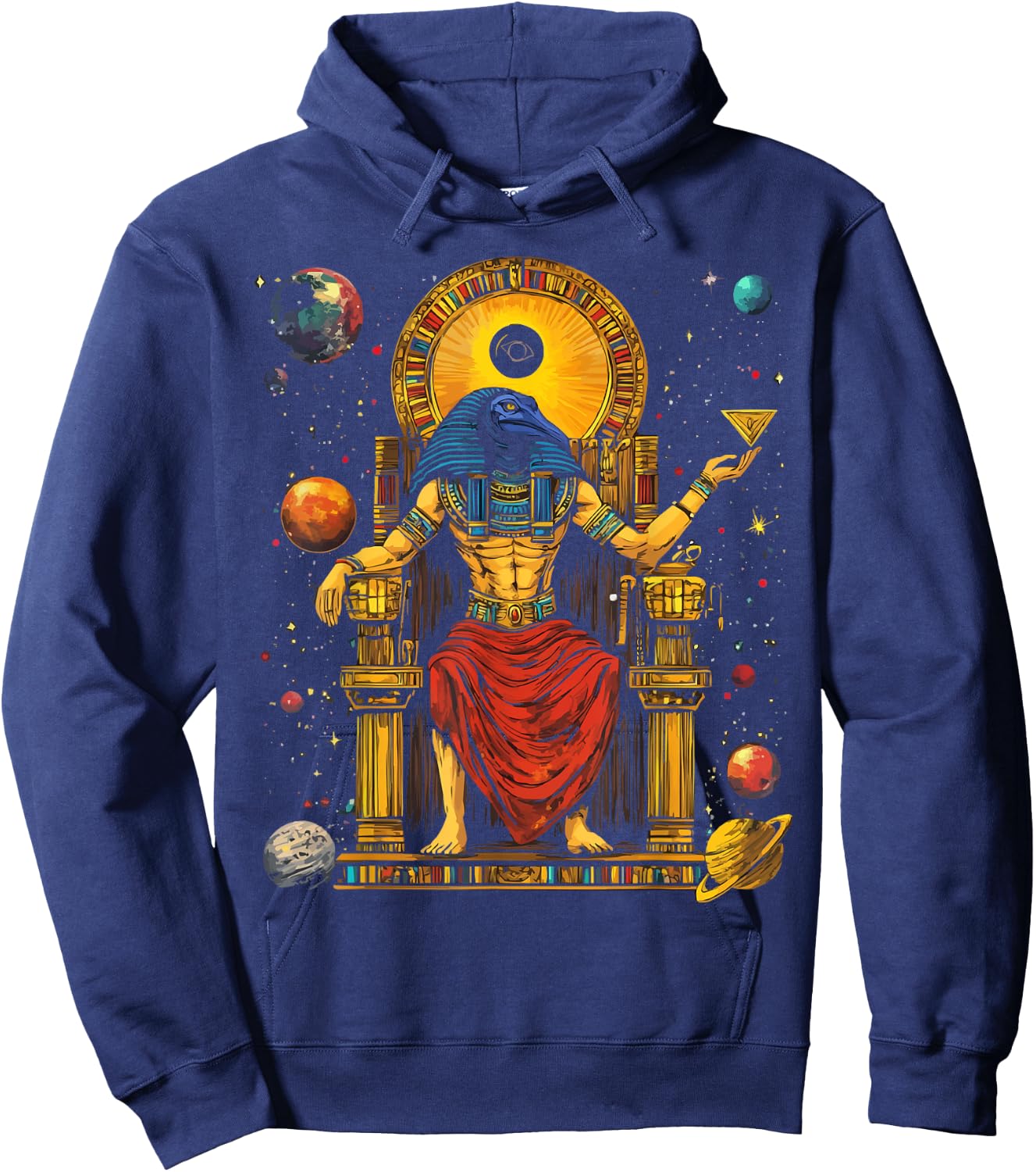 Thoth Egyptian God Egyptian Mythology Pyramid Ancient Egypt Hoodie - Hoodie | Navy