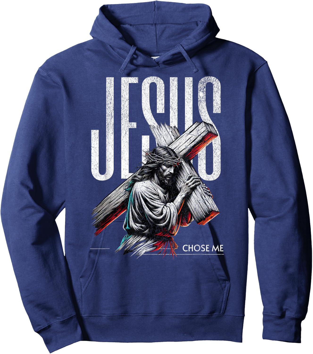 Jesus Chose Me, GOD Loving Christian Faith in Christ Hoodie - Hoodie | Navy