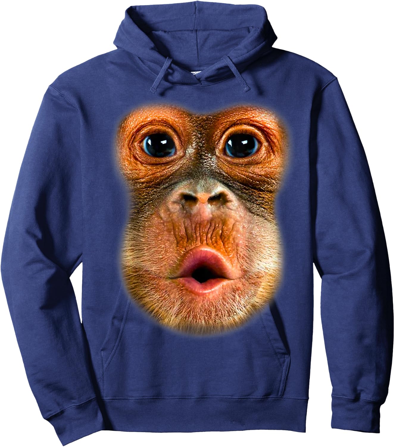 Monkey Stomach Funny Meme Cool Trending Viral Video Hoodie - Hoodie | Navy