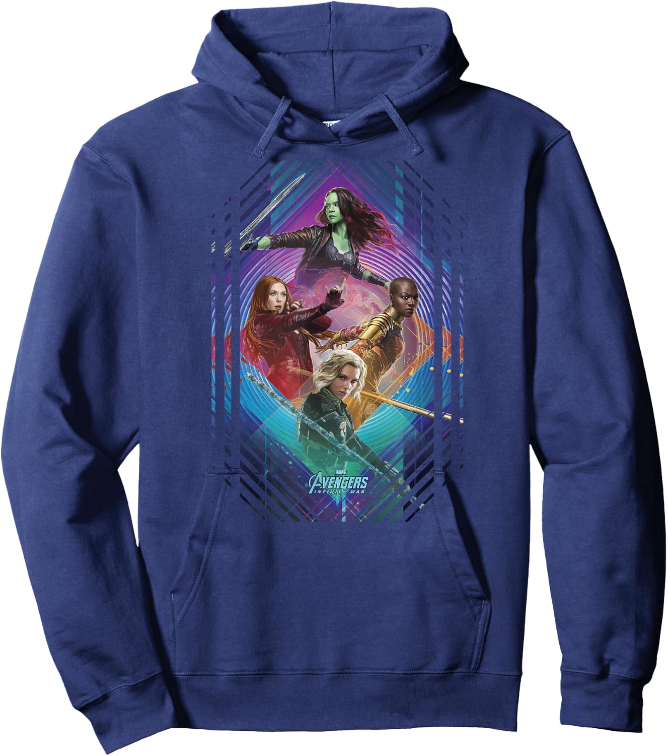 Marvel Infinity War Gamora Okoye Black Widow Small Hoodie - Hoodie | Navy