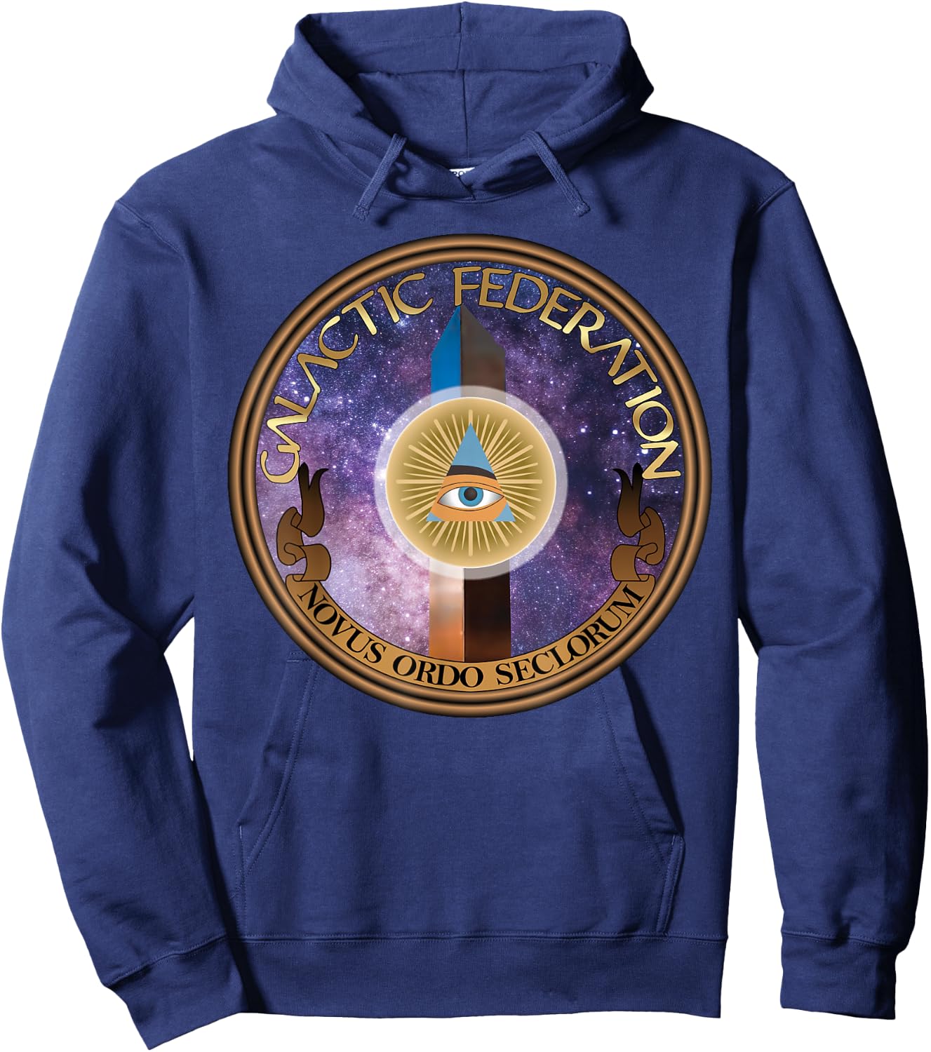 Galactic Federation - 2020 Funny Viral News - Alien Alliance Hoodie - Hoodie | Navy