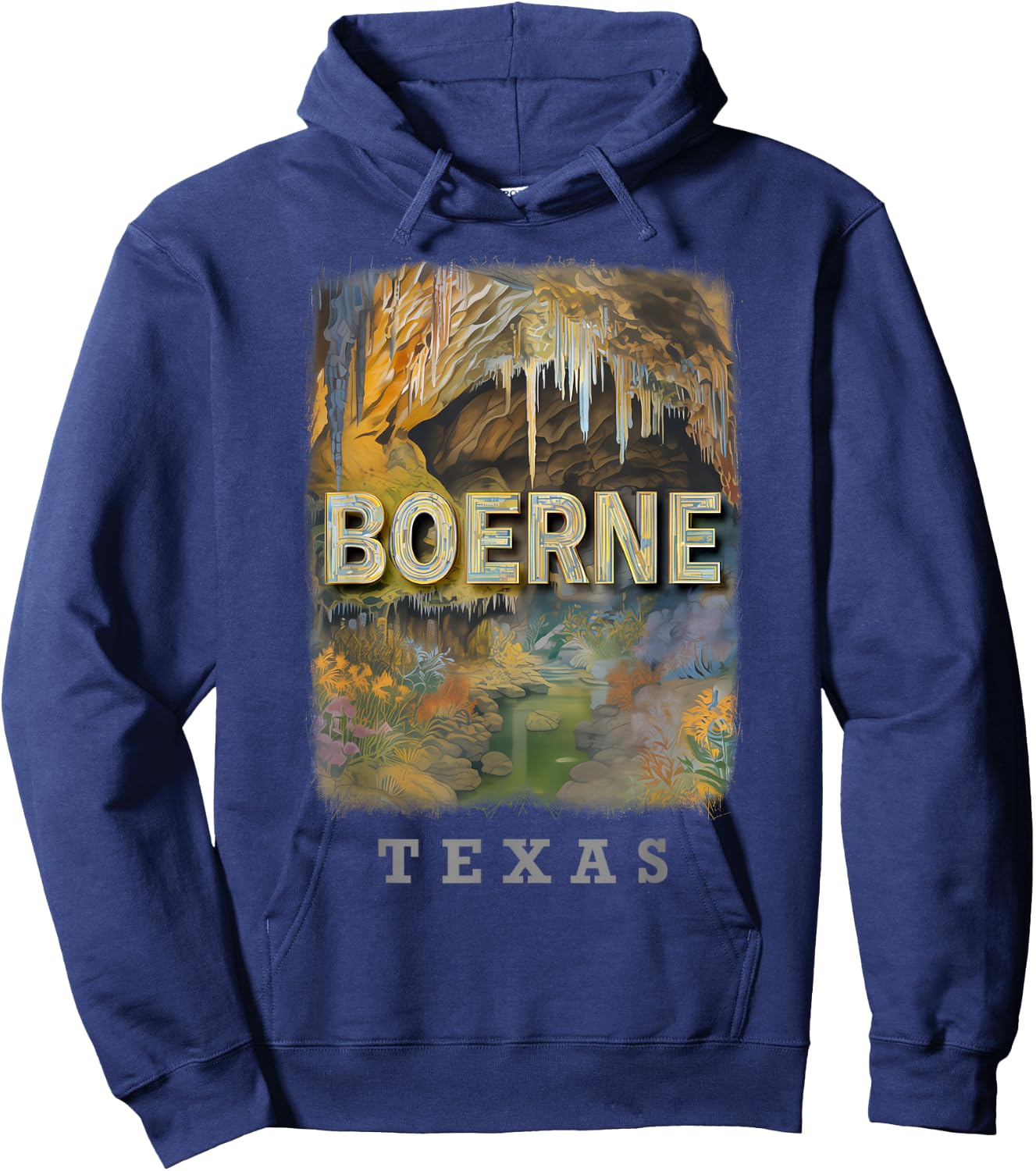Boerne Texas TX Cave Without a Name Majesty SD812 Hoodie - Hoodie | Navy