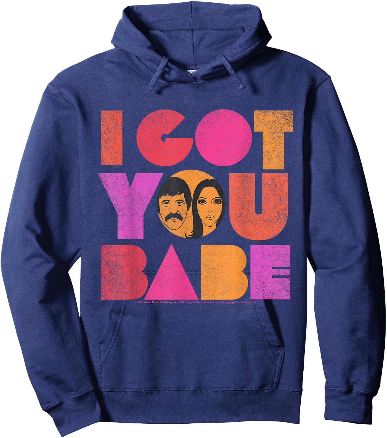Sonny and Cher I Got You Babe Hoodie - Hoodie | Navy