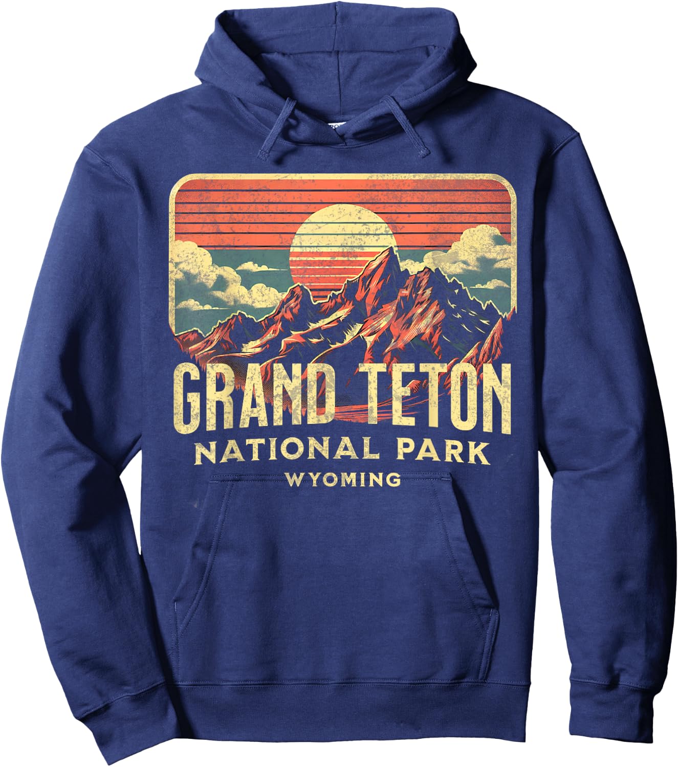 Grand Teton National Park Hoodie - Hoodie | Navy