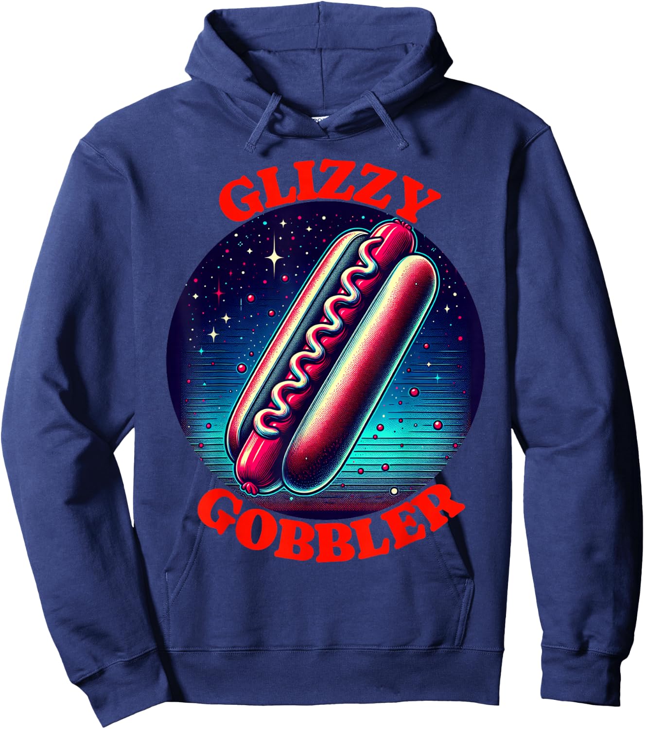 Glizzy Gobbler Hoodie - Hoodie | Navy