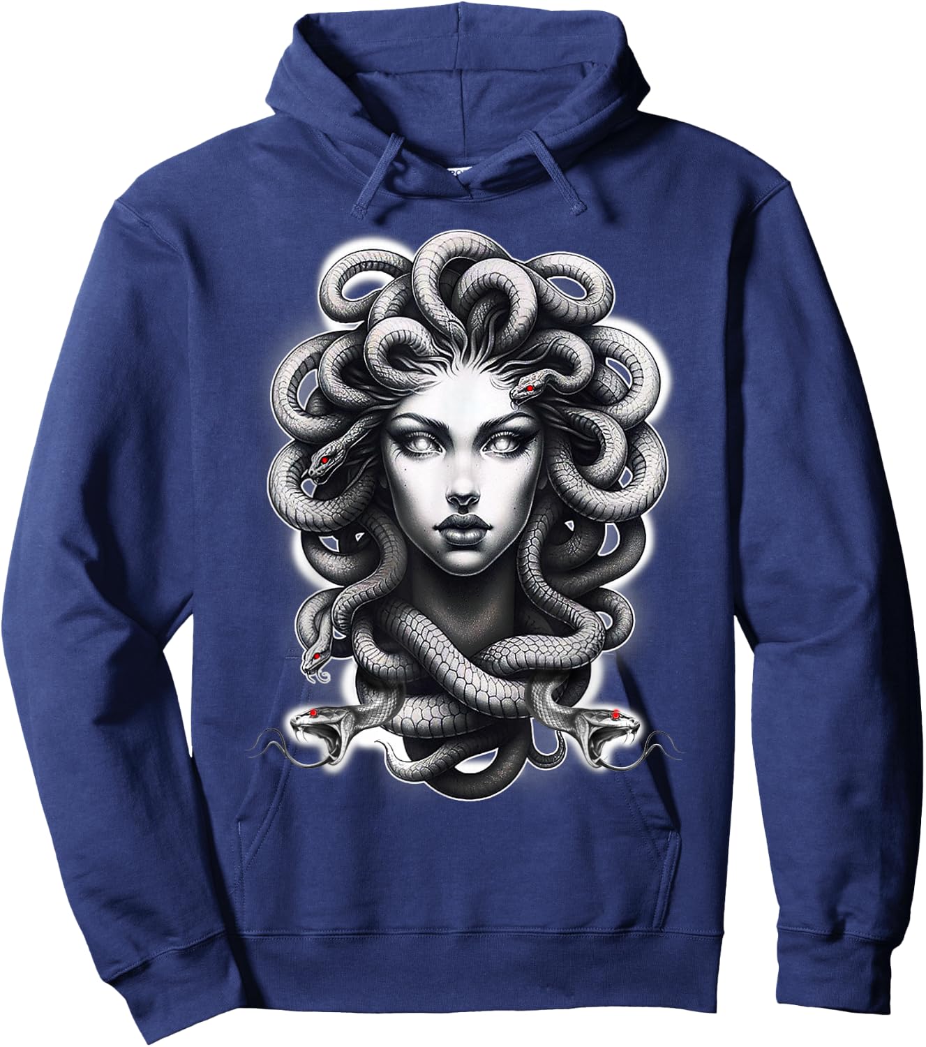 Lilith Medusa Serpent Cobra Snake Greek Mythology Hoodie - Hoodie | Navy