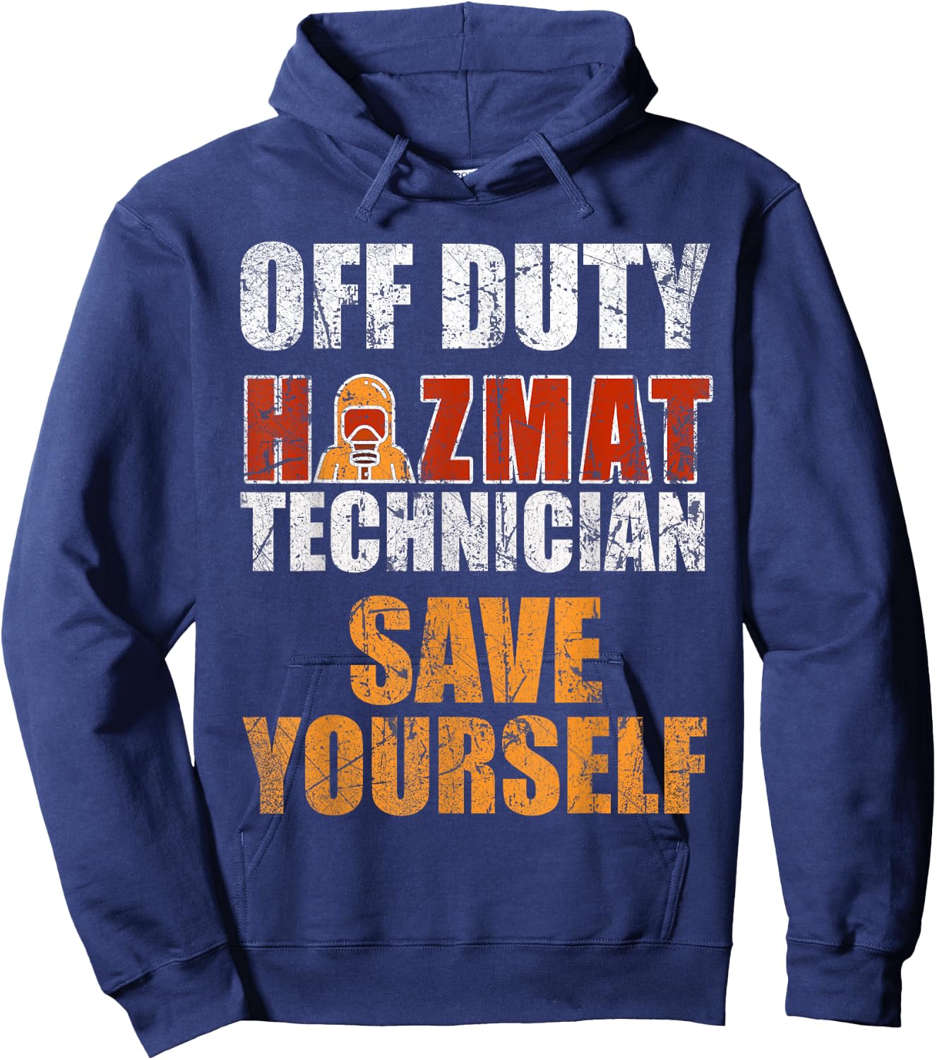 Dangerous Goods Team Off Service Hazardous Substances Engineers Team Hoodie - Hoodie | Navy