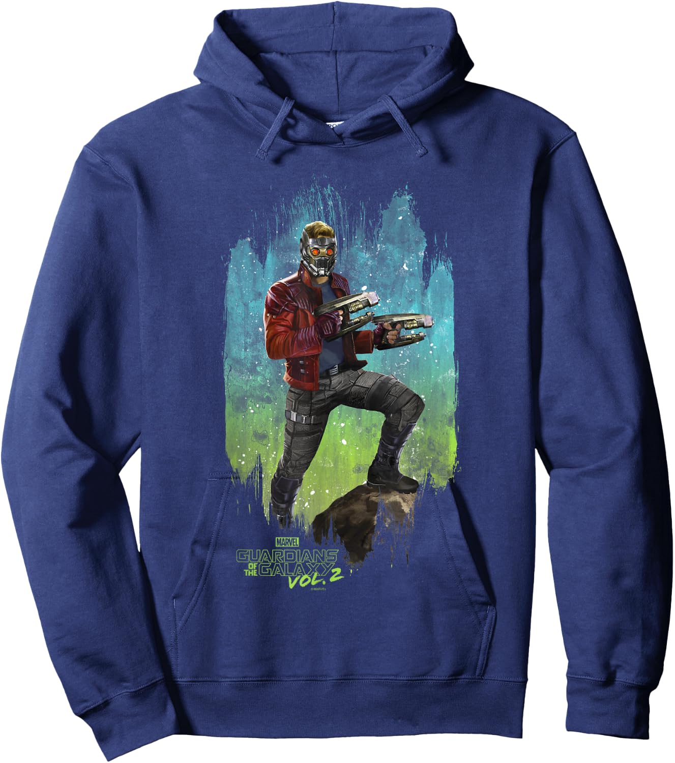 Marvel Guardians of The Galaxy Vol 2 Star-Lord Spacedust Hoodie - Hoodie | Navy