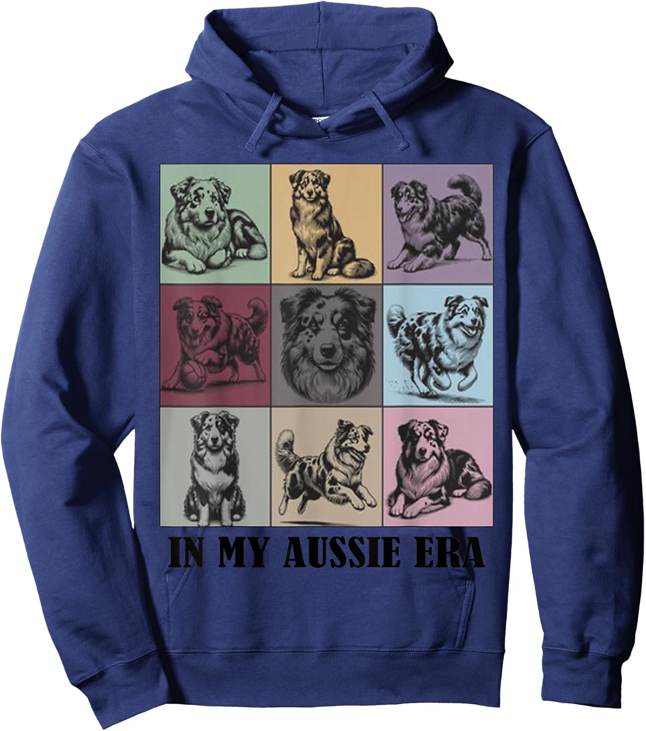 funny Dog lover Quote In My Aussie Shepherd Era Cool dog Women Hoodie - Hoodie | Navy