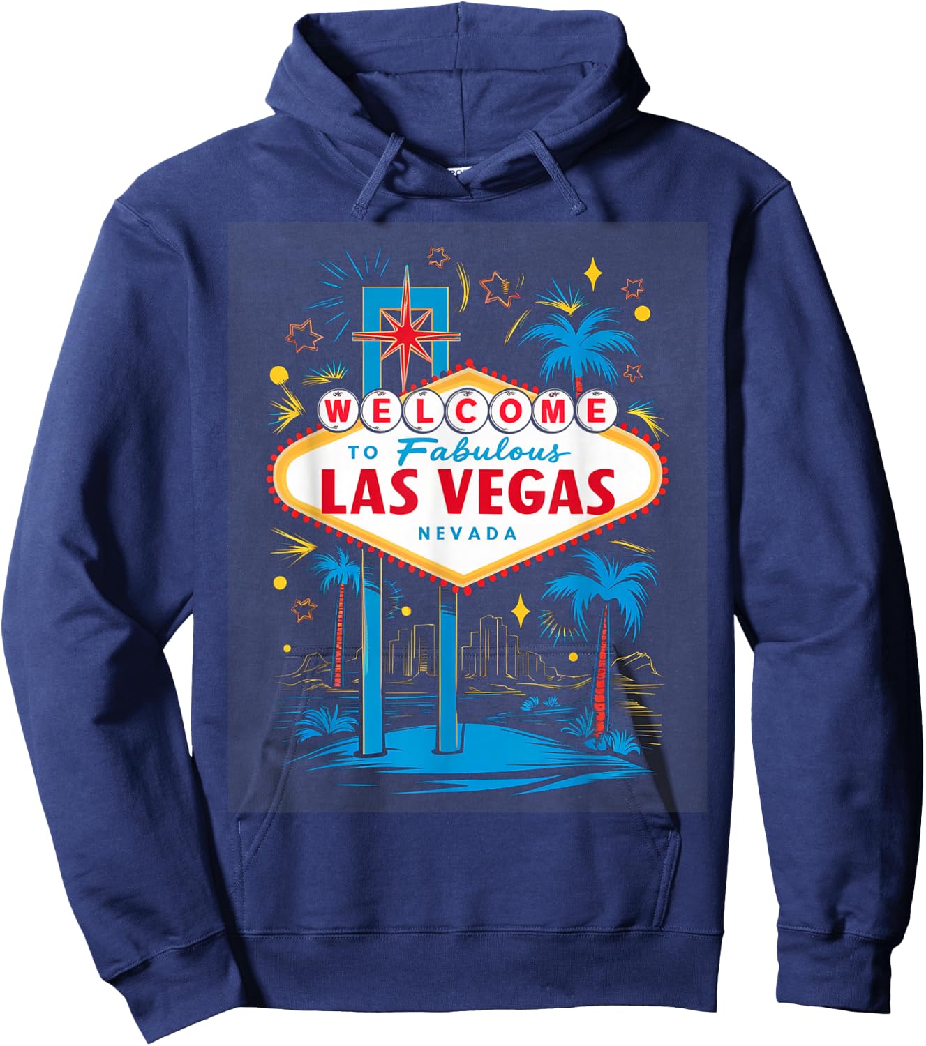 I Love LAS VEGAS Nevada City Vegas Souvenir Gifts Las Vegas Hoodie - Hoodie | Navy