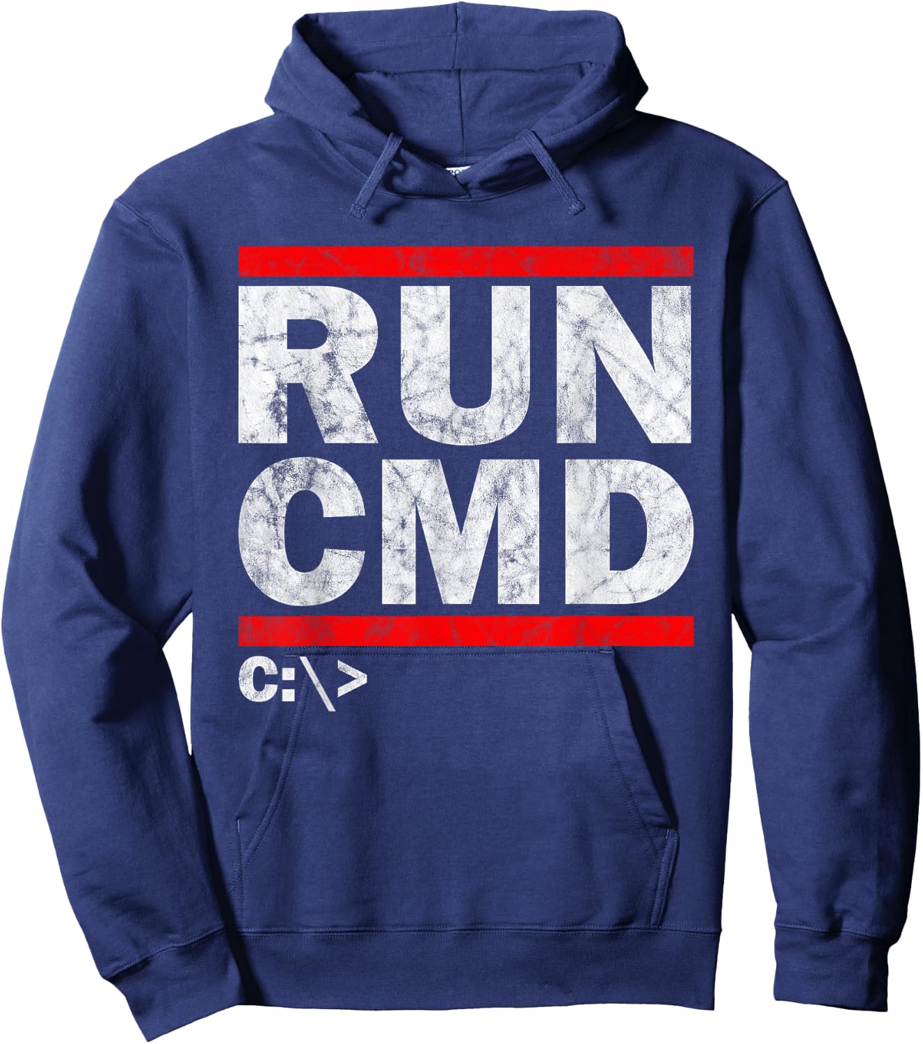 Admins Programmers Run CMD Hoodie - Hoodie | Navy