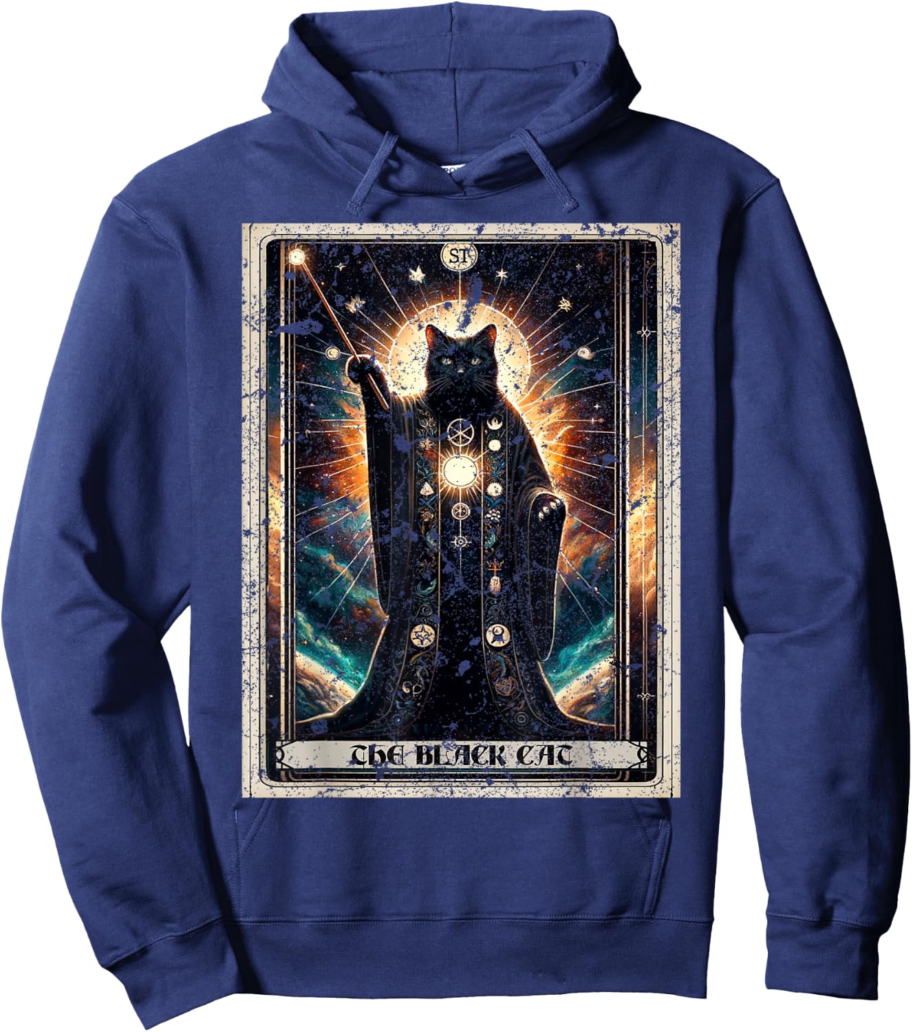 Cat Black Hoodie - Hoodie | Navy