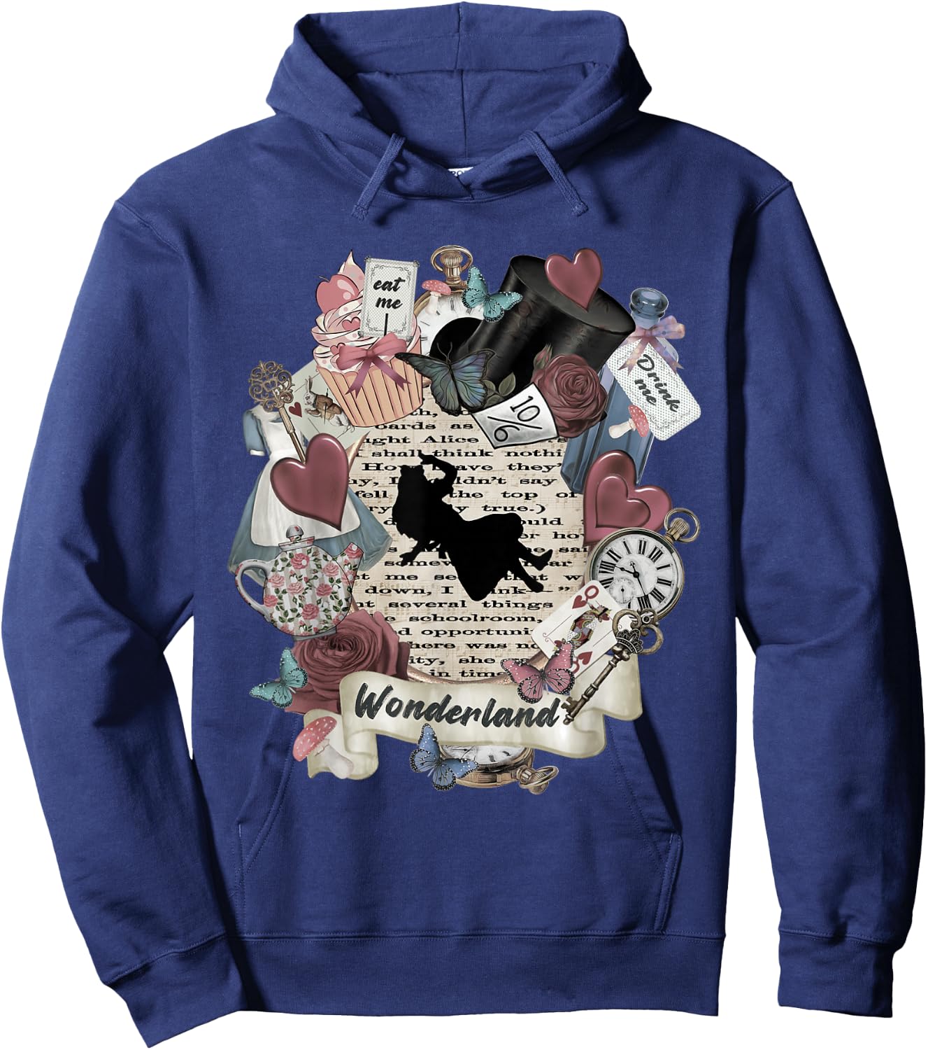 Wonderland Elements Party - Alice in Wonderland Hoodie - Hoodie | Navy