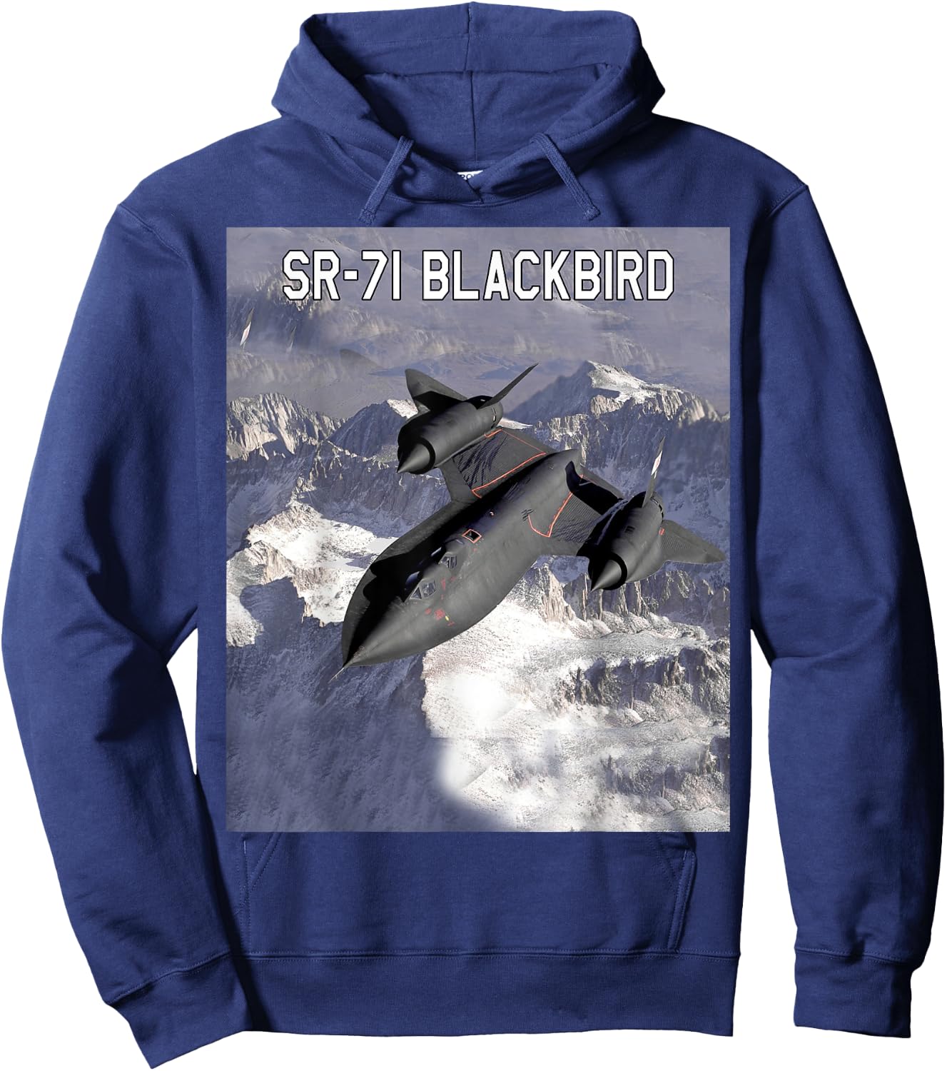 SR-71 Blackbird Reconnaissance Aircraft Hoodie - Hoodie | Navy