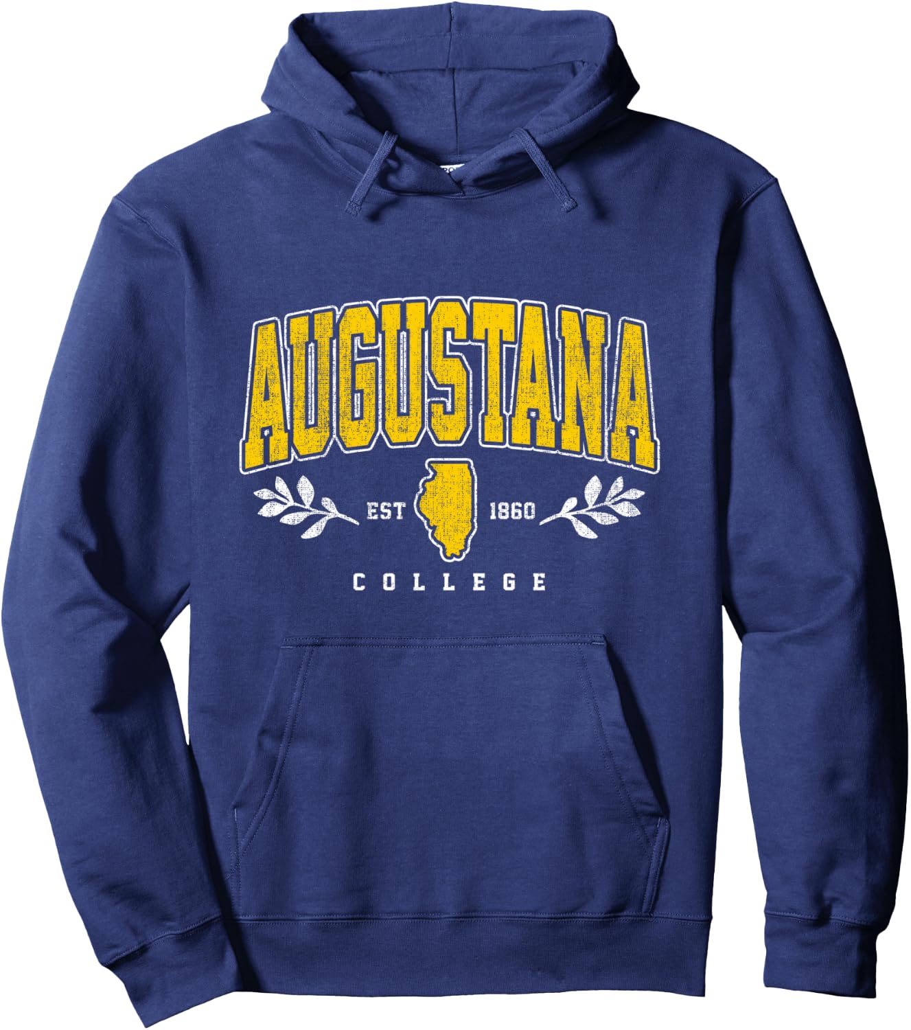 Augustana Arch Retro Vintage for Men Women Hoodie - Hoodie | Navy