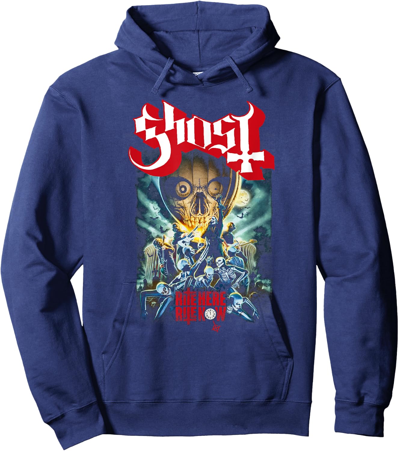 Ghost – Rite Here, Rite Now Poster Hoodie - Hoodie | Navy