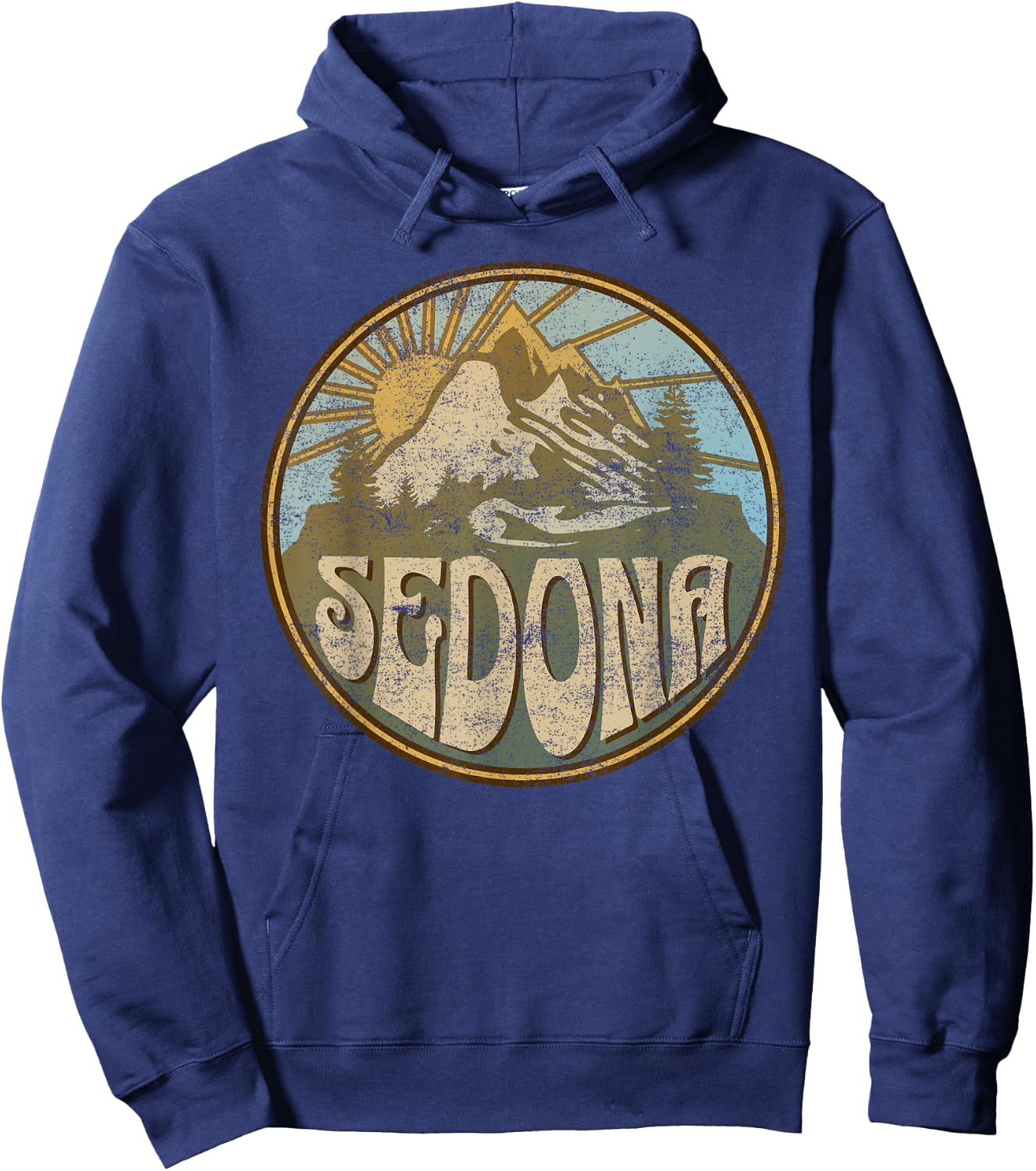 Sedona Arizona Nature Mountains Hiking Outdoors Hoodie - Hoodie | Navy