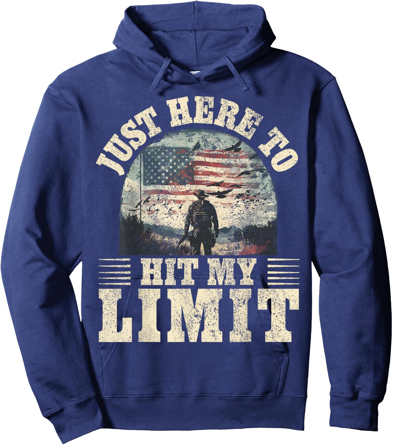 Dove Hunting - Here To Hit My Bag Limit Dove Hunter Hoodie - Hoodie | Navy