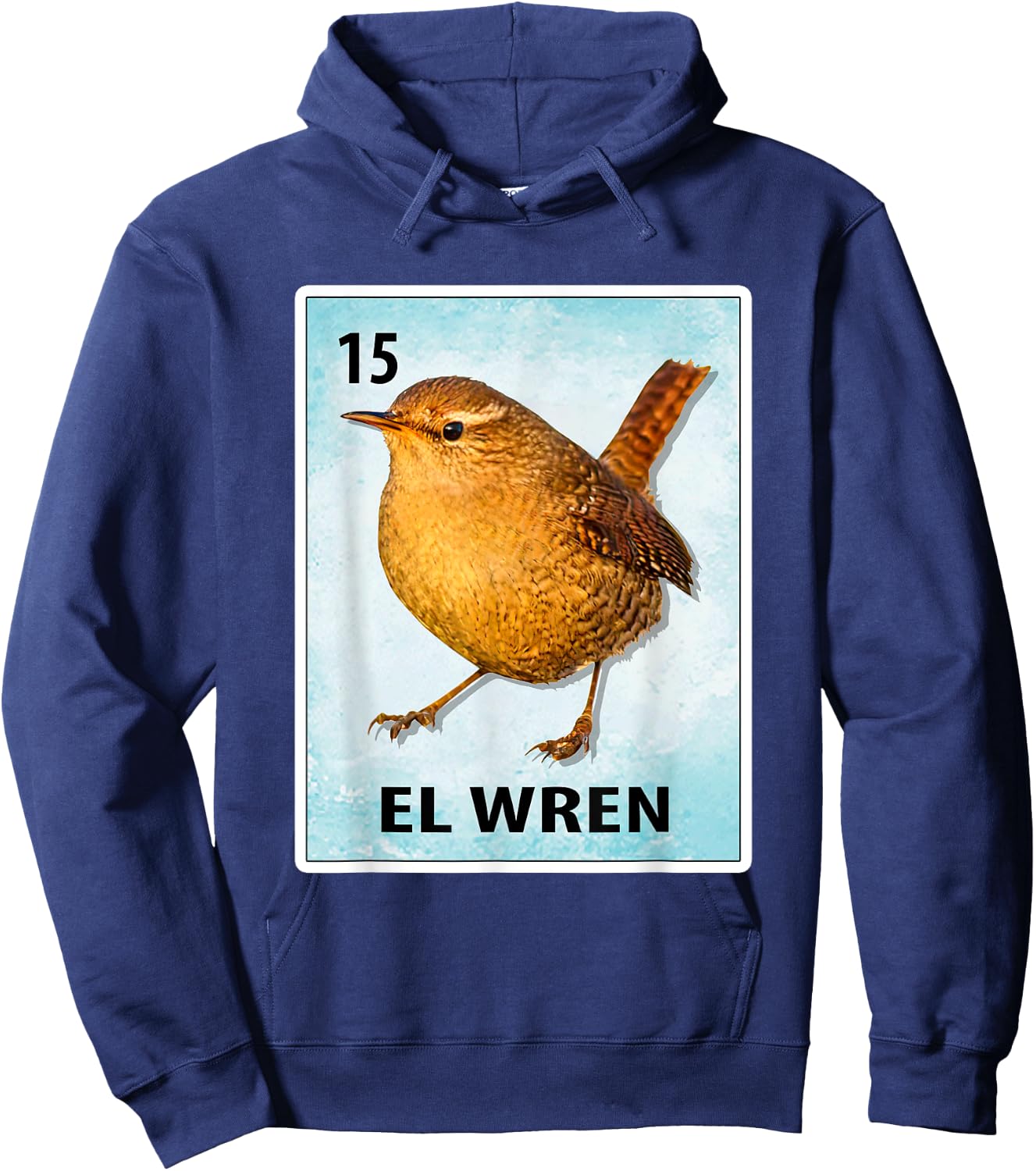 El Wren Mexican Wren Cards Hoodie - Hoodie | Navy