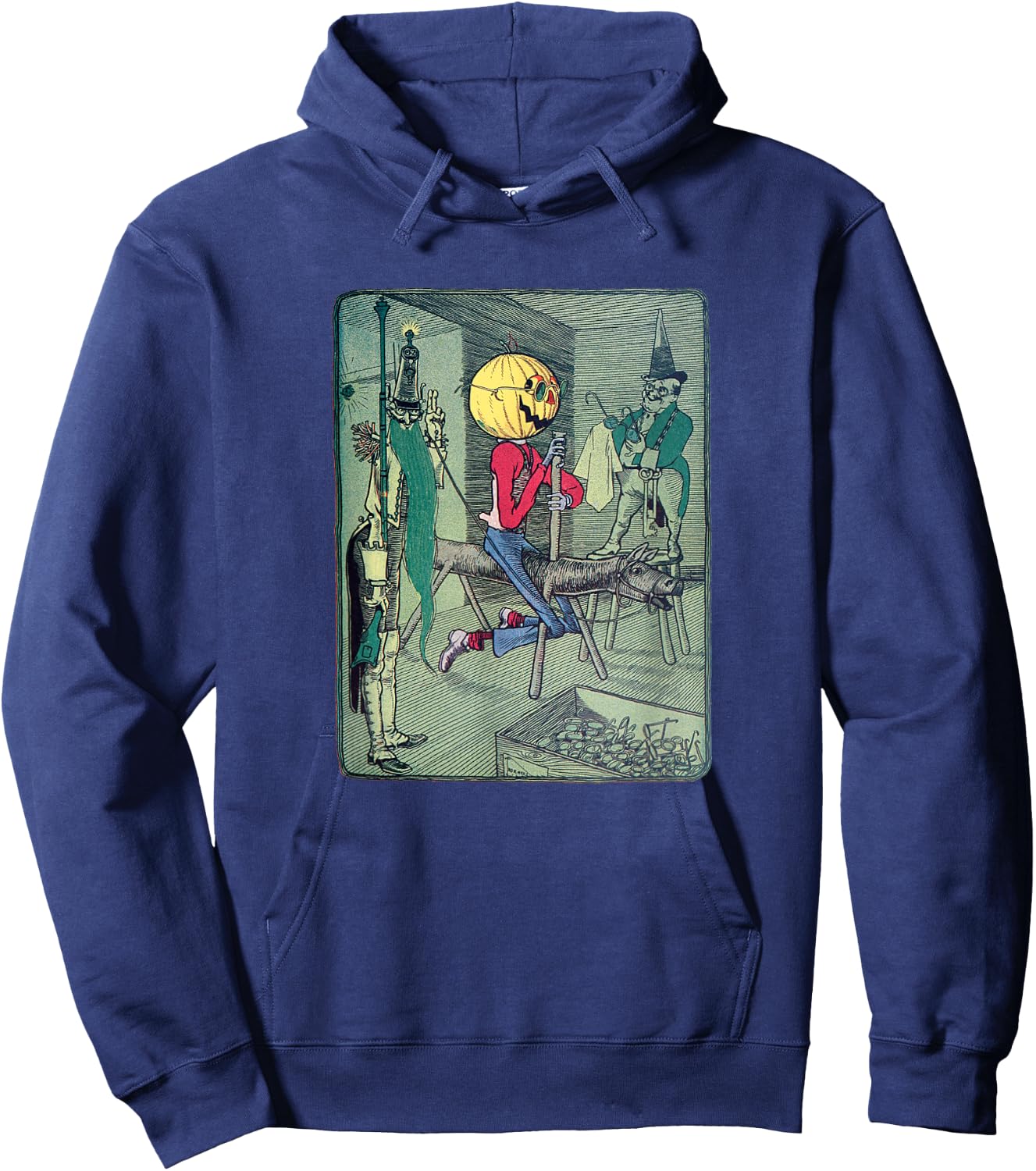 Jack Pumpkinhead & The Sawhorse Arrive in the Emerald City Hoodie - Hoodie | Navy