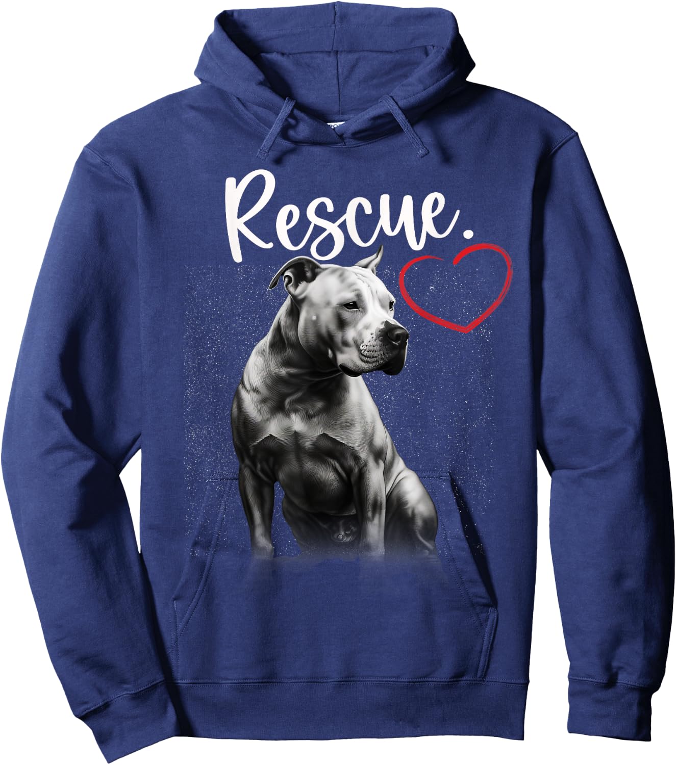 Pitbull Rescue Pittie Lover Pitbull Terrier Owner Hoodie - Hoodie | Navy