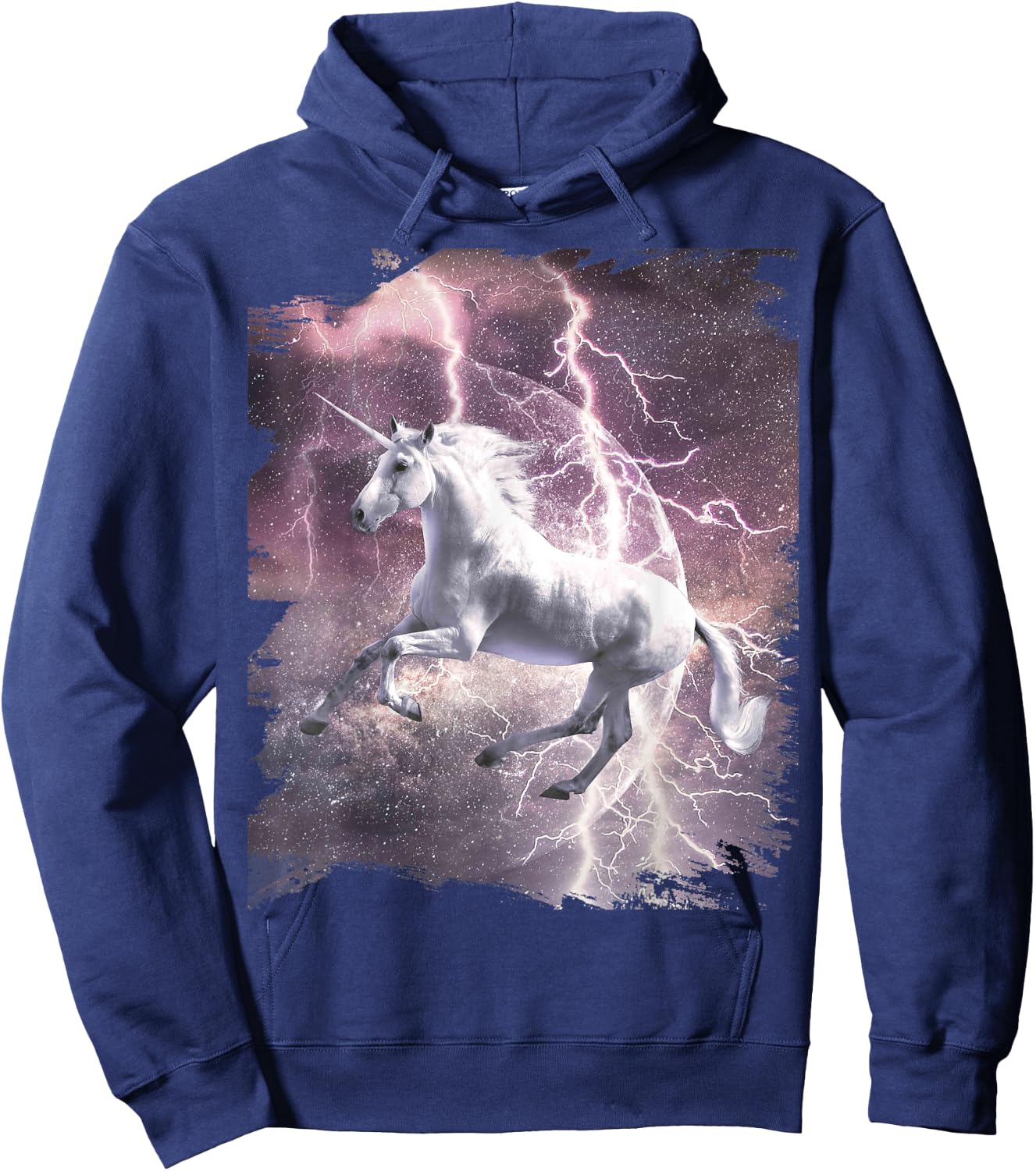 Epic Lightning Unicorn Hoodie - Hoodie | Navy