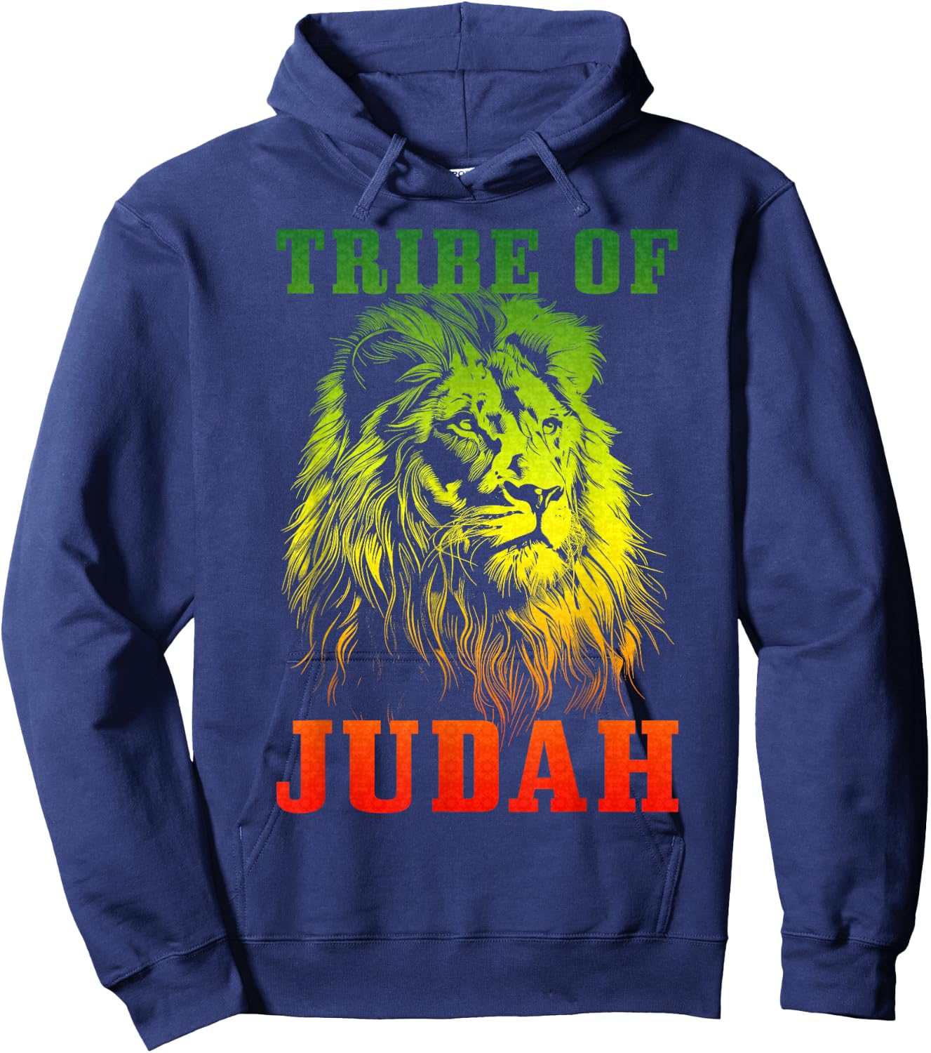 Lion Of Judah Tribe Hebrew Israelite Christian African YHWH Hoodie - Hoodie | Navy