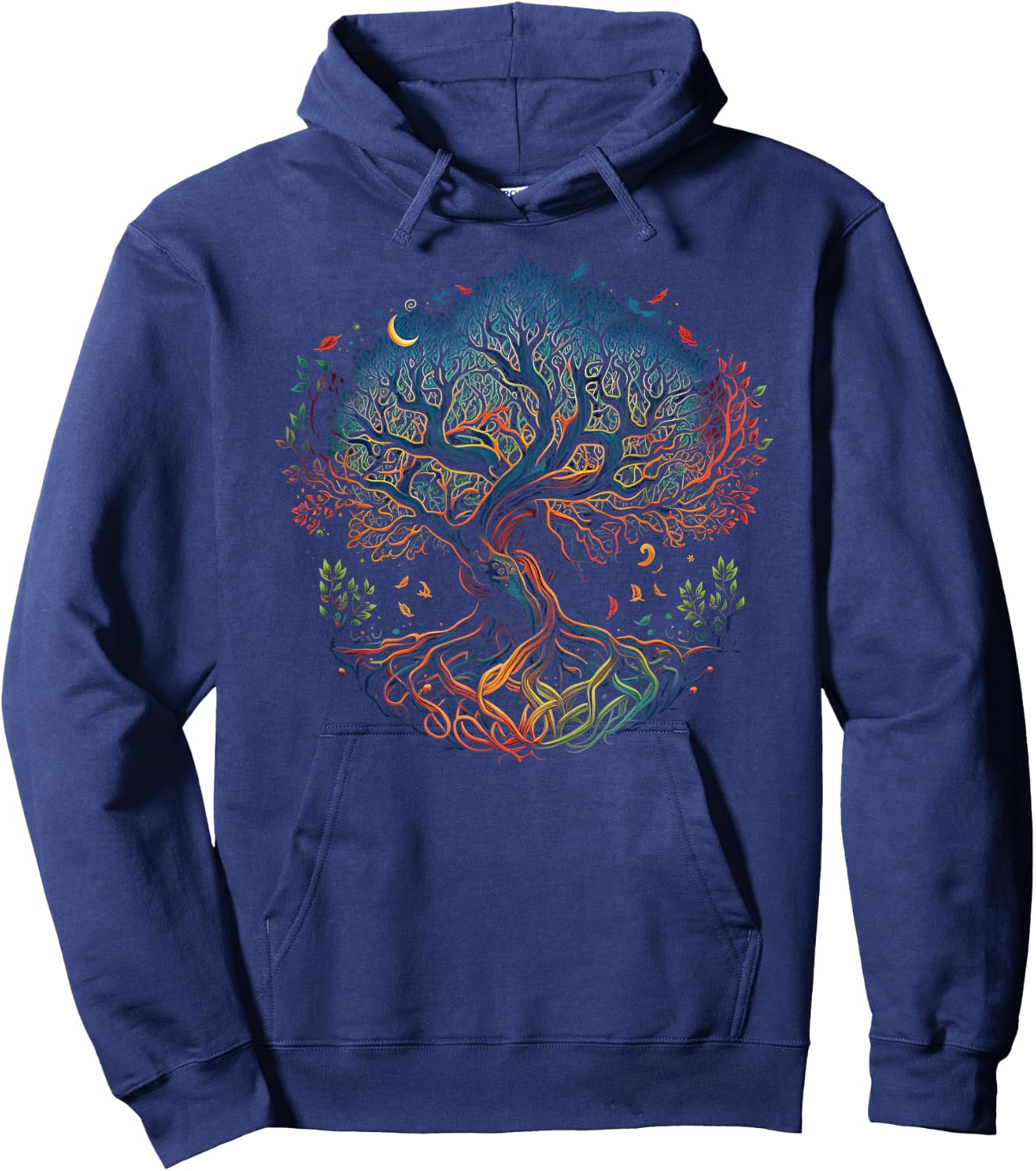 Tree of Life Yggdrasil Viking Midgard Thor Walhalla Hoodie - Hoodie | Navy
