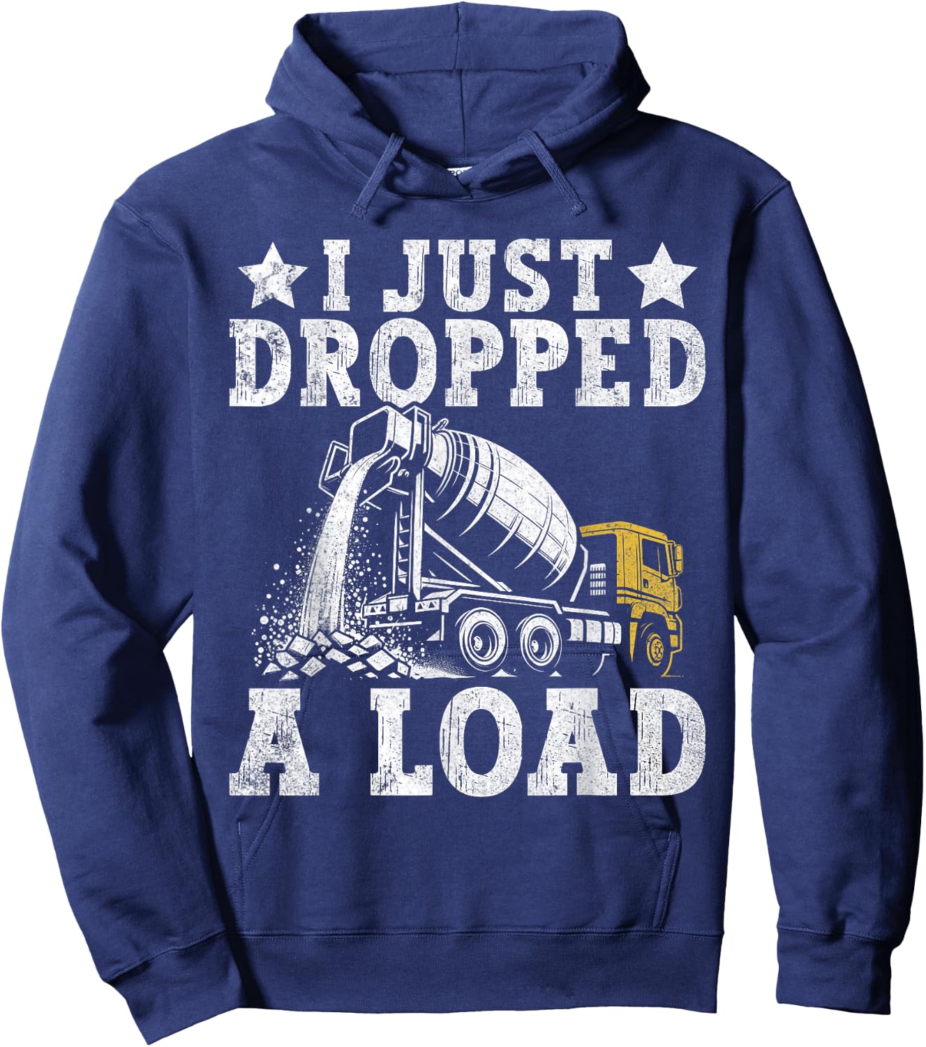 Concrete Cement Mixer Truck Driver Concrete Truck Driver Hoodie - Hoodie | Navy