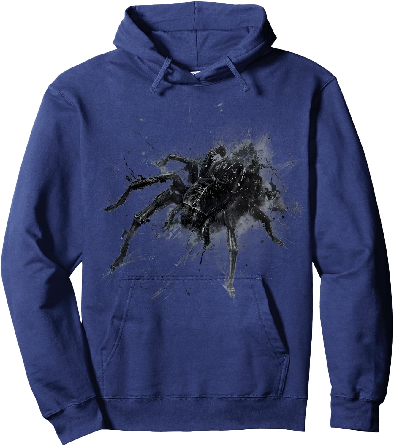 Tarantula Spider Drawing Motif Tarantula Lover Animal Print Hoodie - Hoodie | Navy