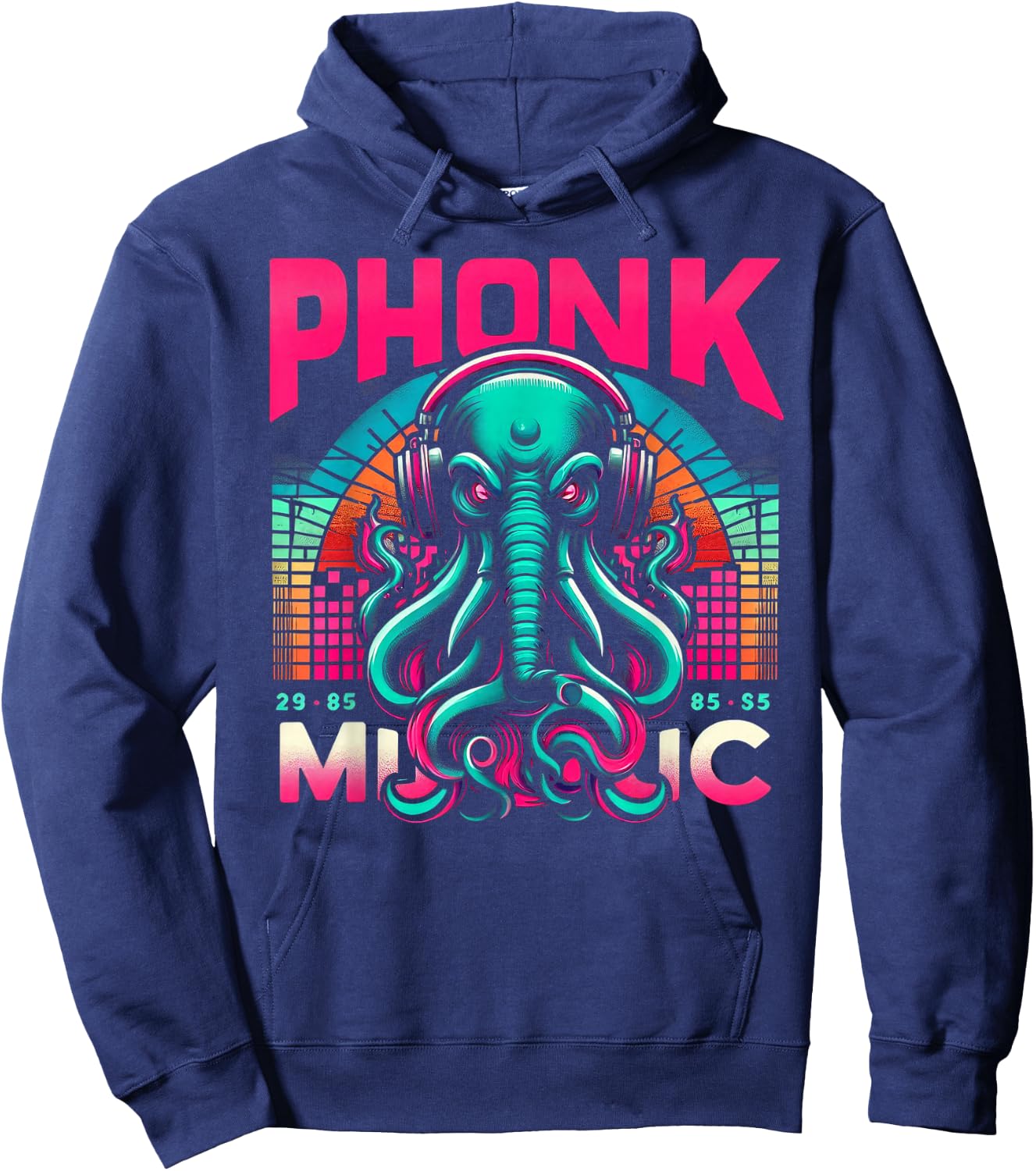 Certified Phonk Addict: No Cure Hoodie - Hoodie | Navy