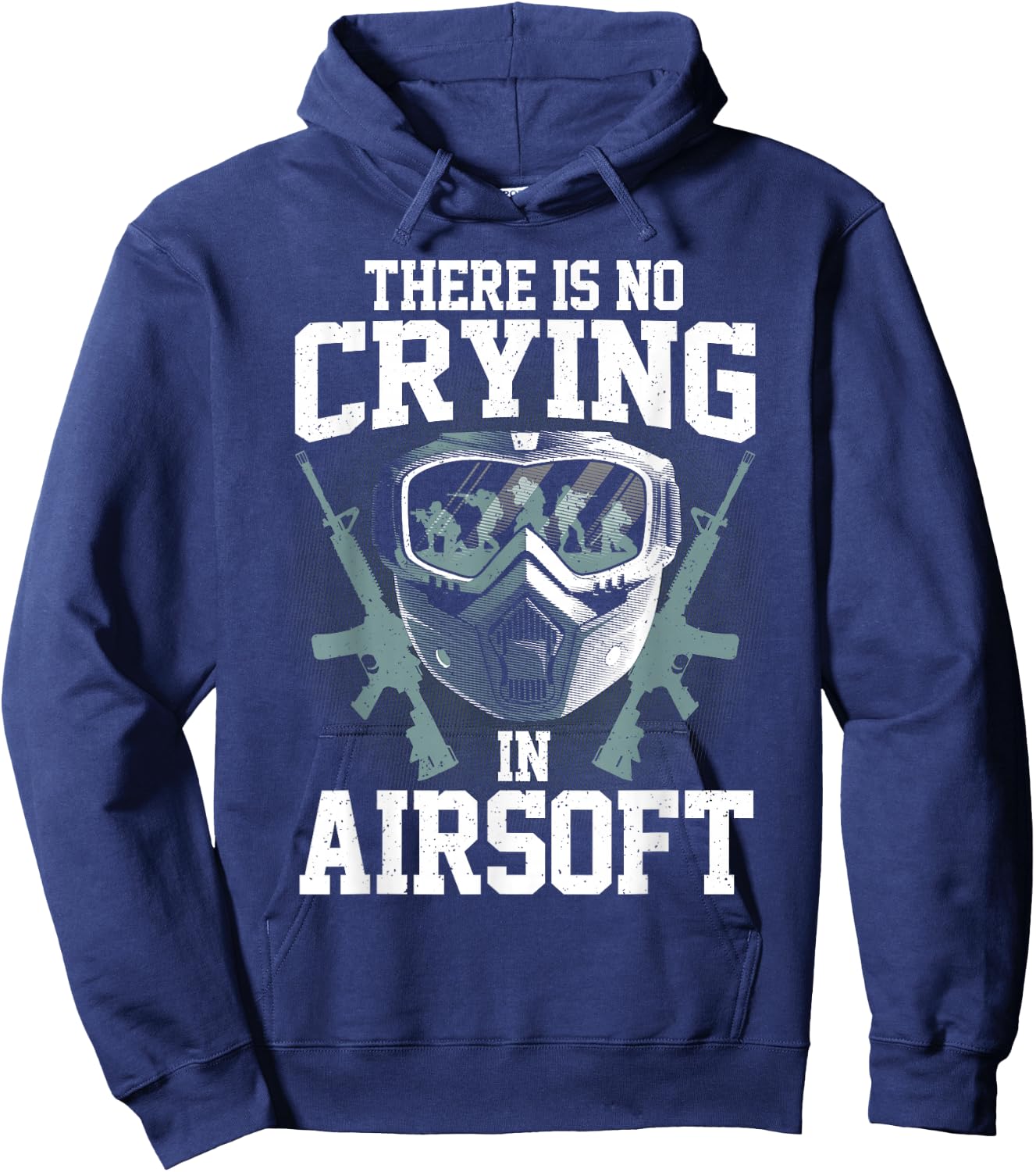 Funny Airsoft Art Women Shooting Airsoft Gun Lover Hoodie - Hoodie | Navy