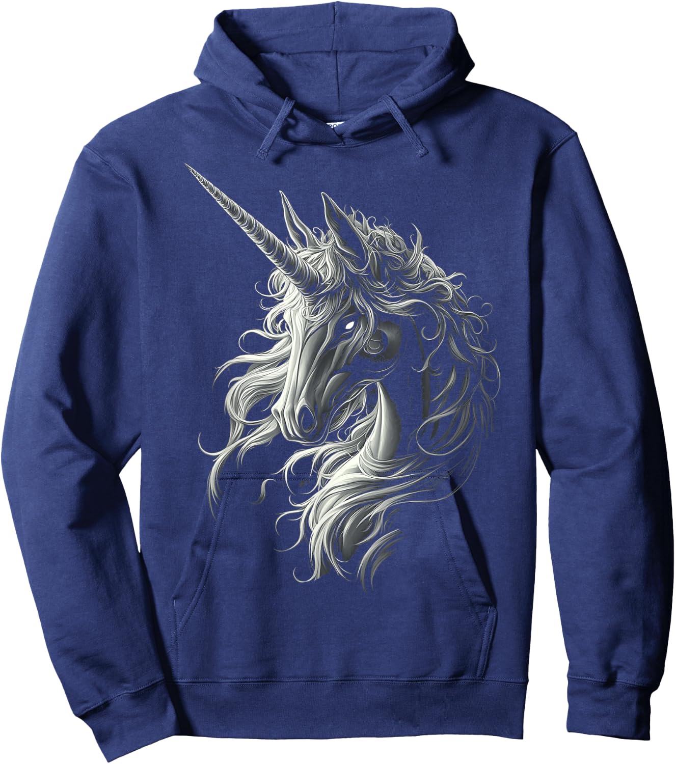 Unicorn Mythical Graphic Fantasy Art Unicorn Hoodie - Hoodie | Navy