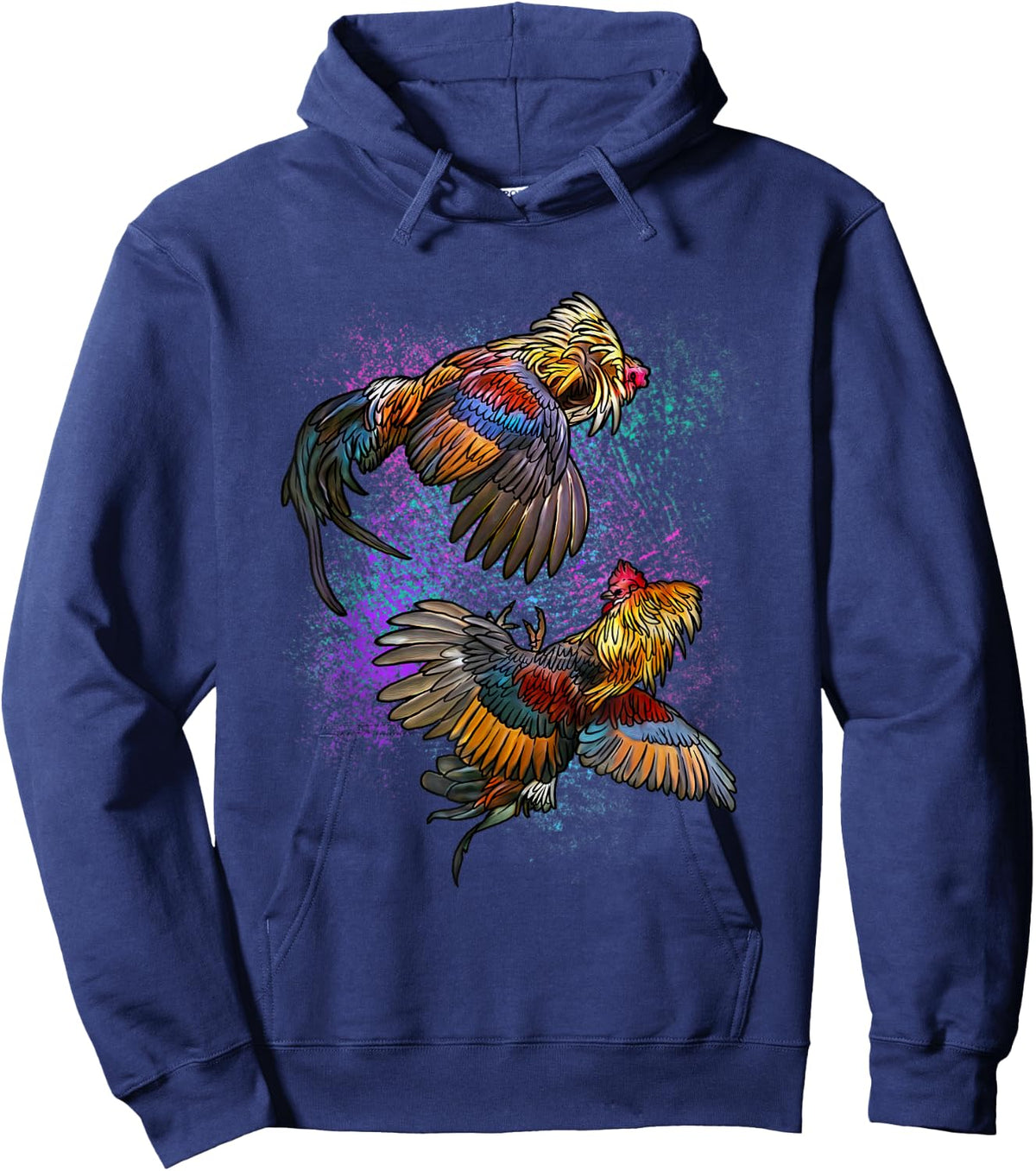 Peleas De Gallos Cockfighter Game Fowl Cockfighting Rooster Hoodie - Hoodie | Navy
