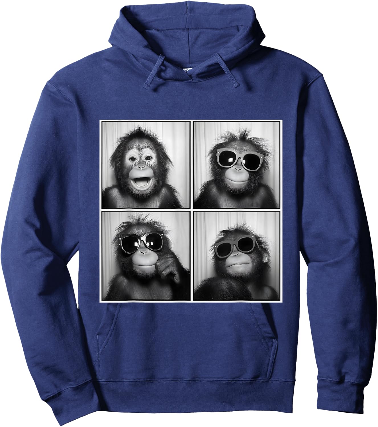 Orangutan baby sunglasses cute orangutan cute Hoodie - Hoodie | Navy