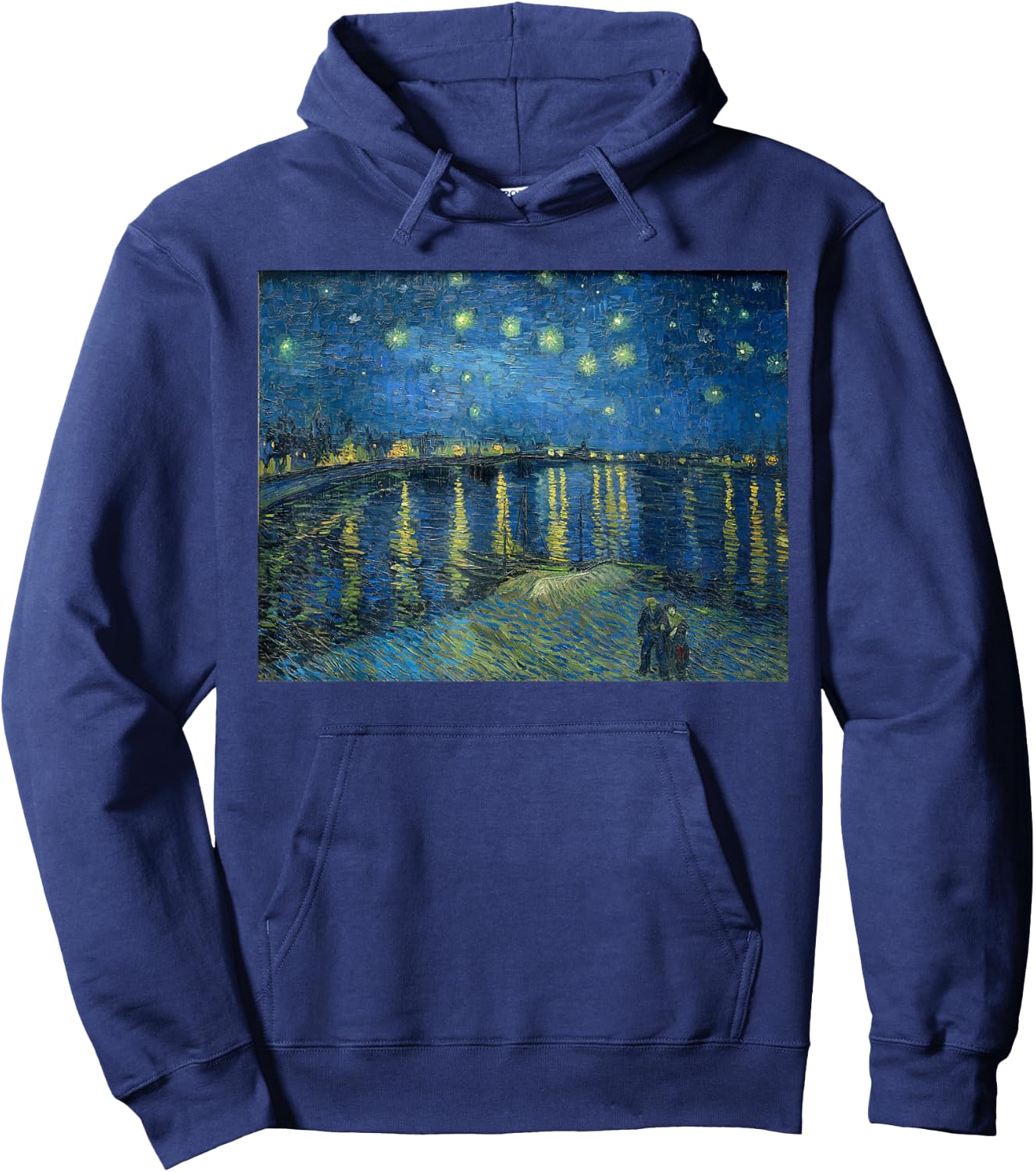 Vincent van Gogh Starry Night Over the Rhone Hoodie - Hoodie | Navy