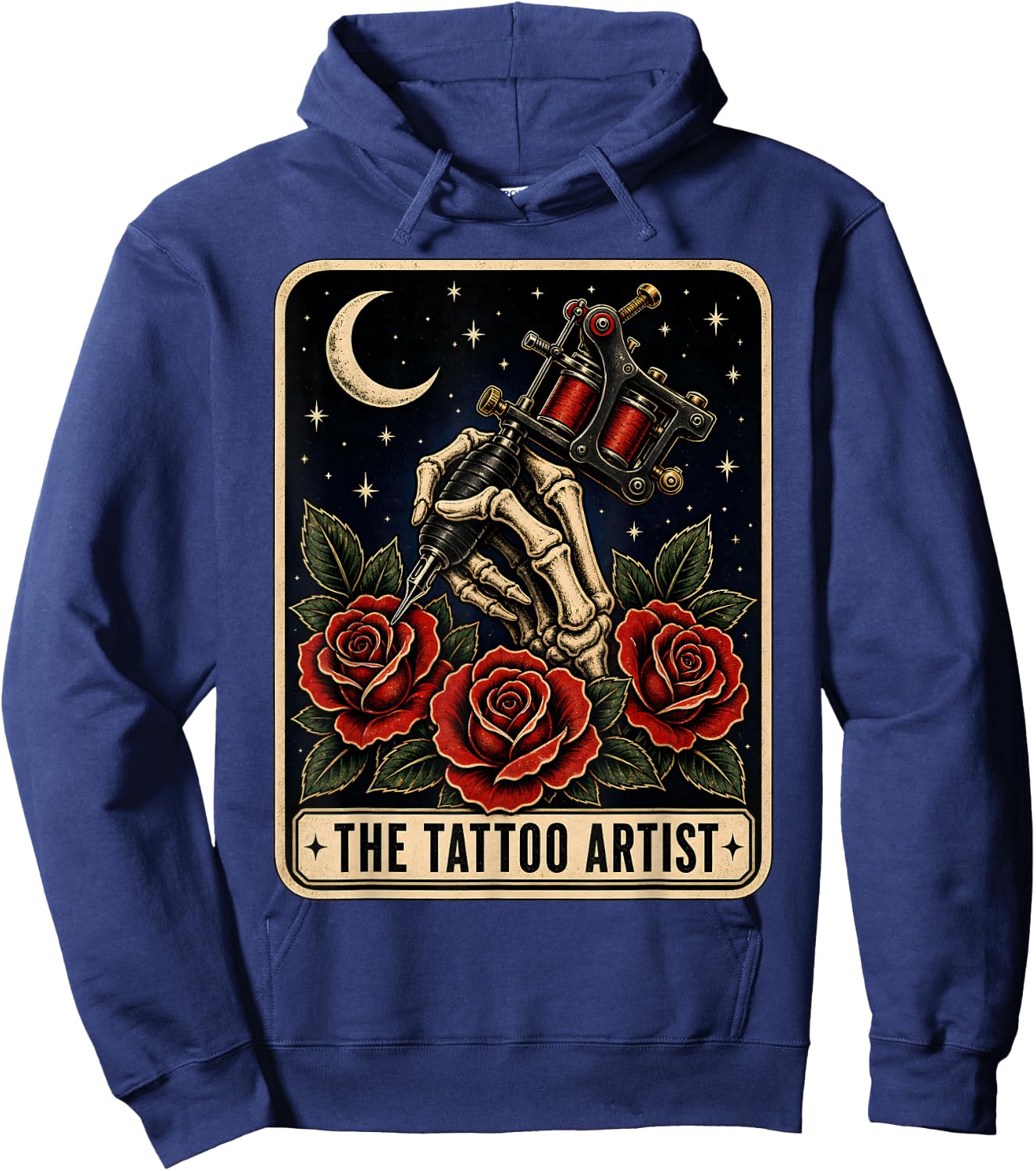 The Tattoo Artist Tarot Card Hoodie - Hoodie | Navy