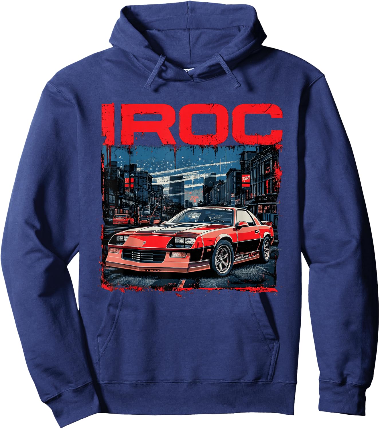 IROC 1980's, IROC-Z Muscle Car American Muscle Retro classic Hoodie - Hoodie | Navy