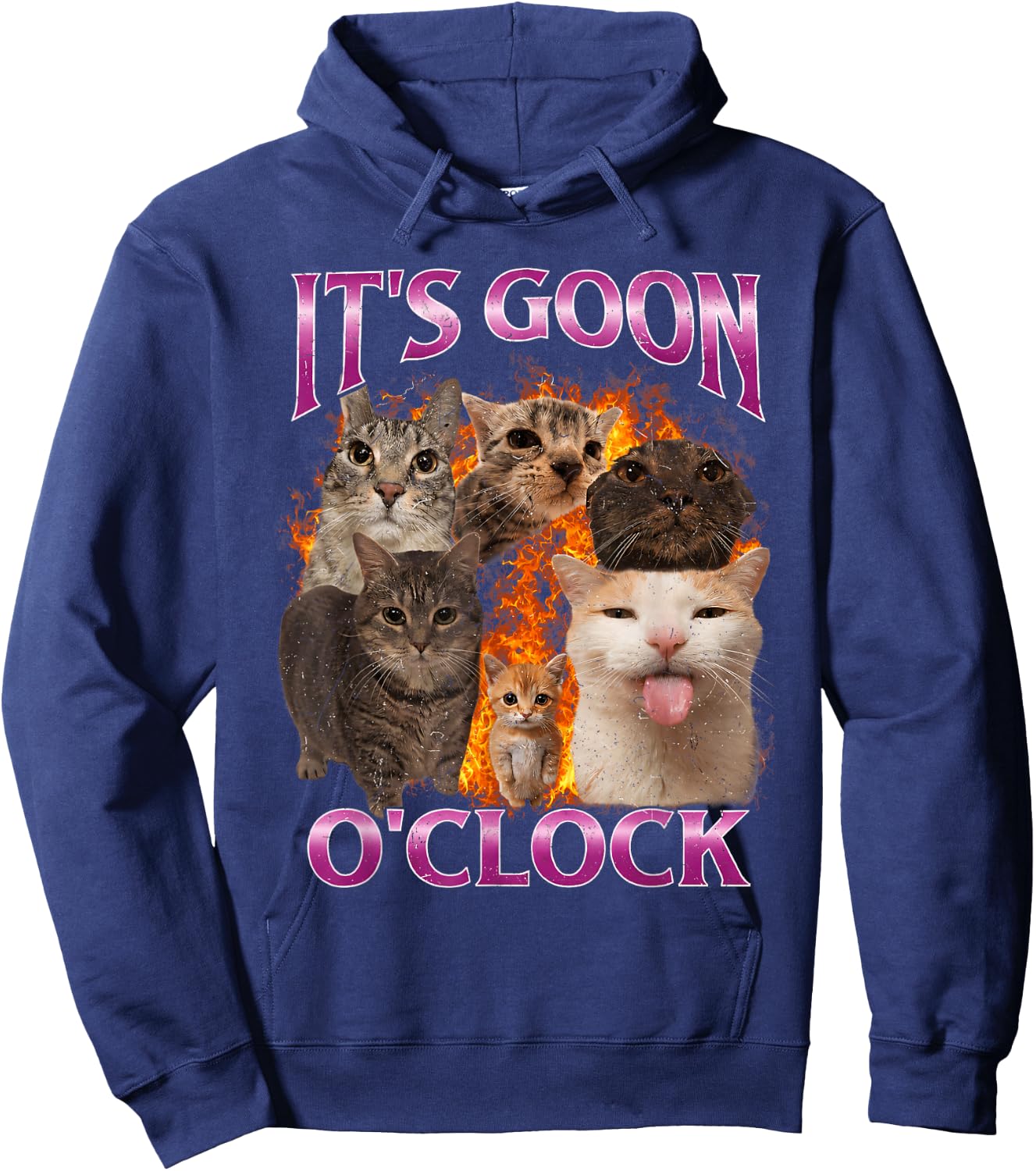 T-Shirt Hoodie - Hoodie | Navy