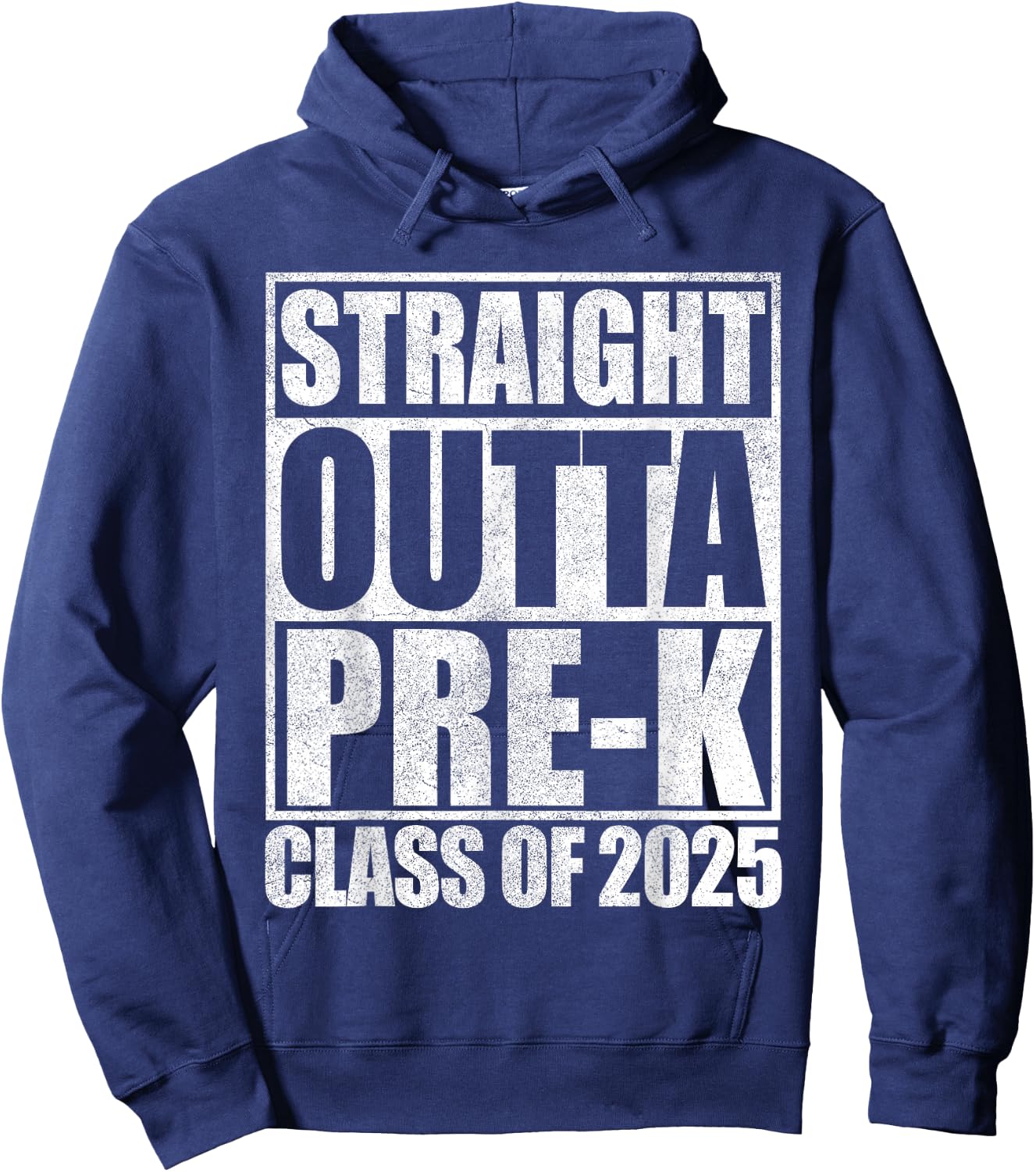 Pre-k Graduation Shirt For Boys, Straight Outta Pre-k Hoodie - Hoodie | Navy