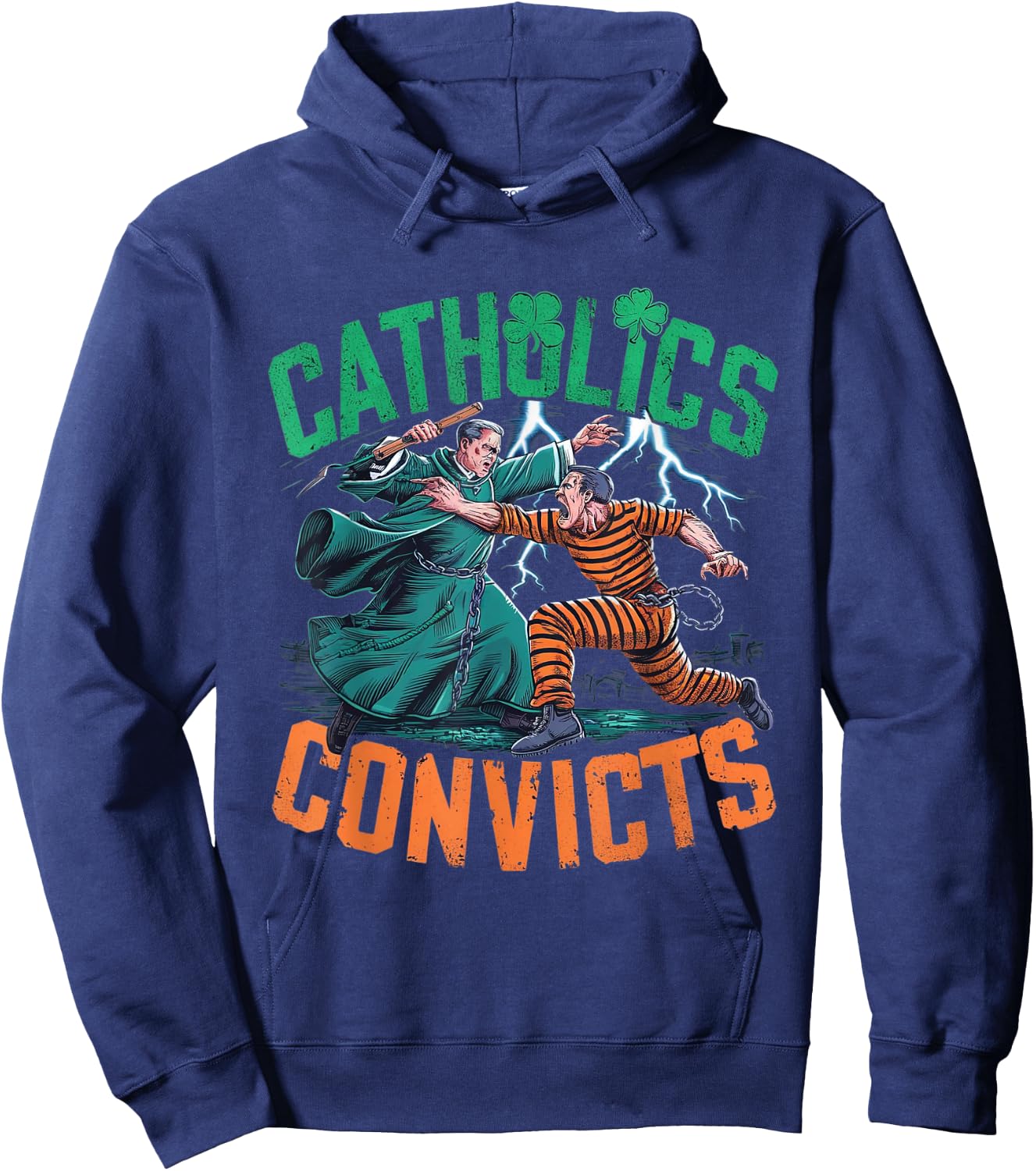 Classic Catholics vs Convicts 1988 Hoodie - Hoodie | Navy