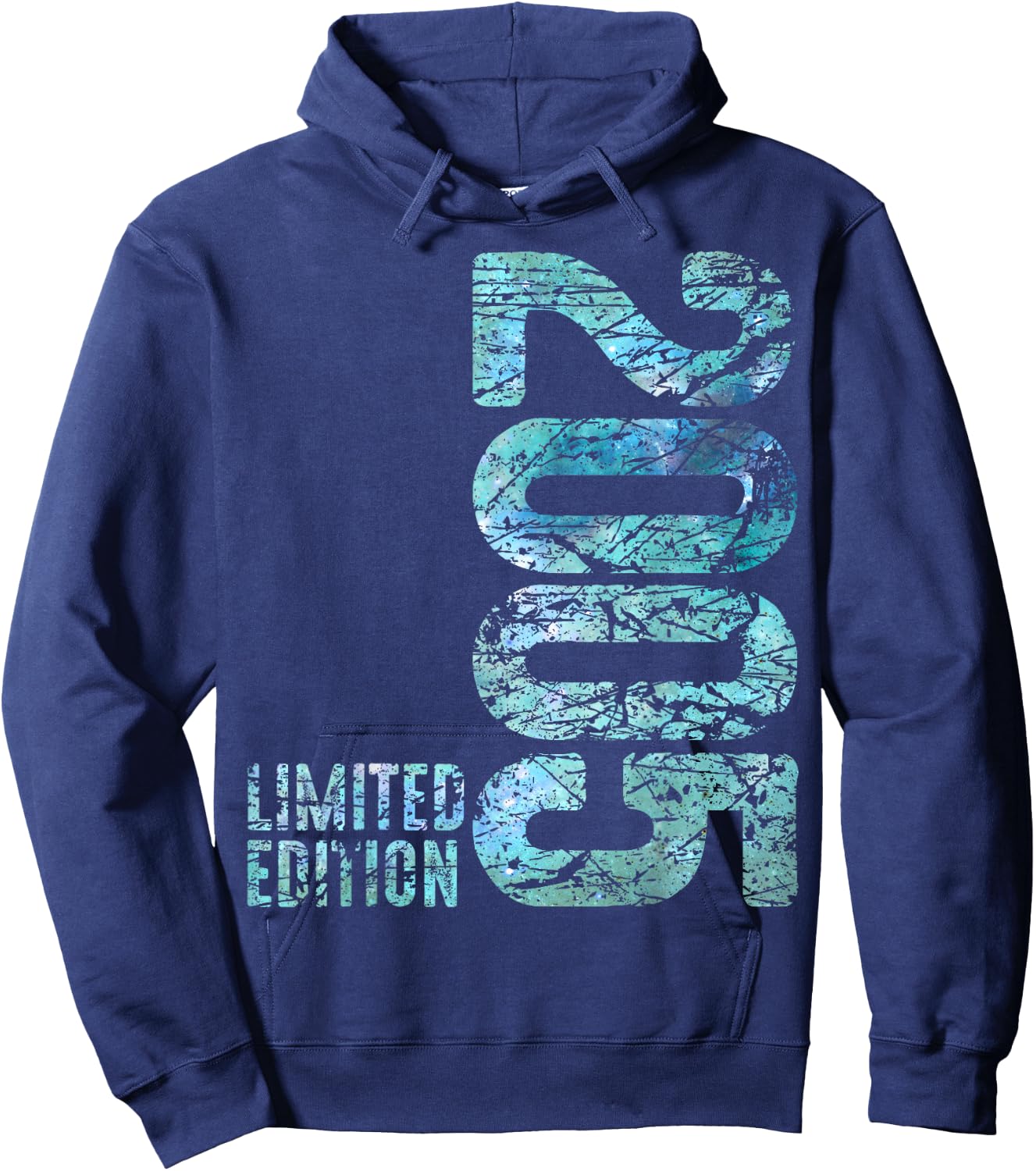 21st Birthday Man Woman 21 Years 2005 Decorative Gift Funny Hoodie - Hoodie | Navy